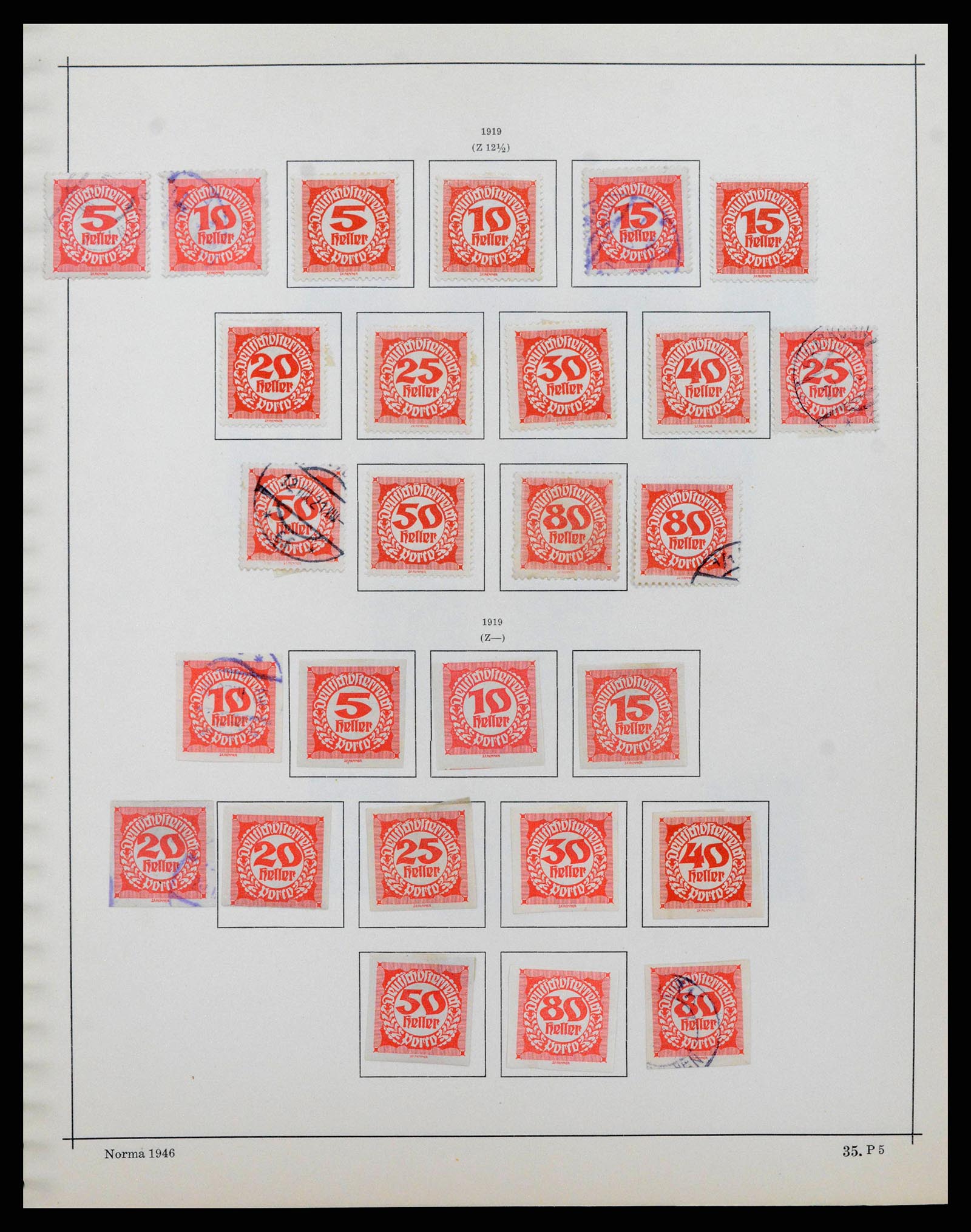 38527 0049 - Stamp collection 38527 Austria and territories 1850-1953.