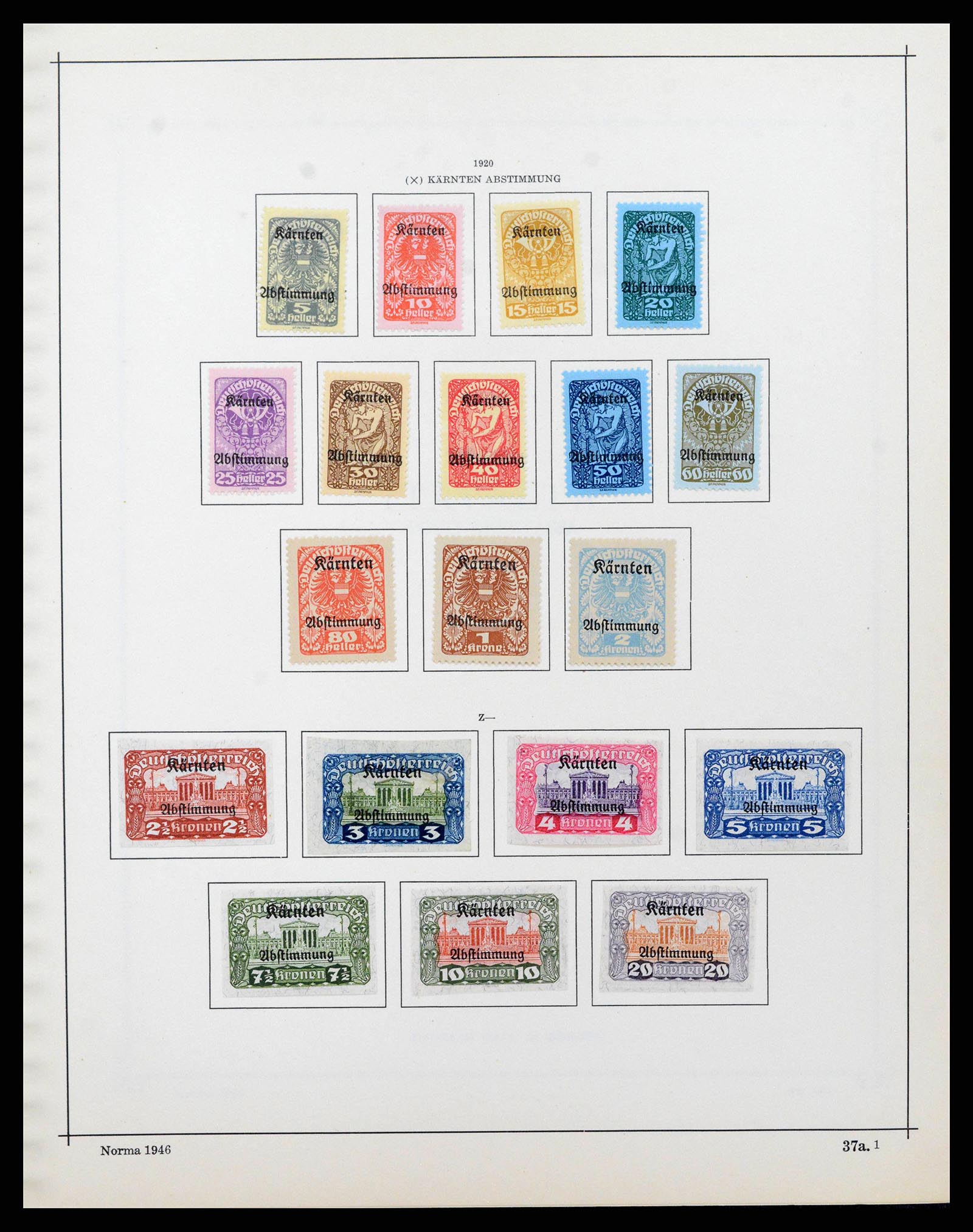 38527 0057 - Postzegelverzameling 38527 Oostenrijk en gebieden 1850-1953.
