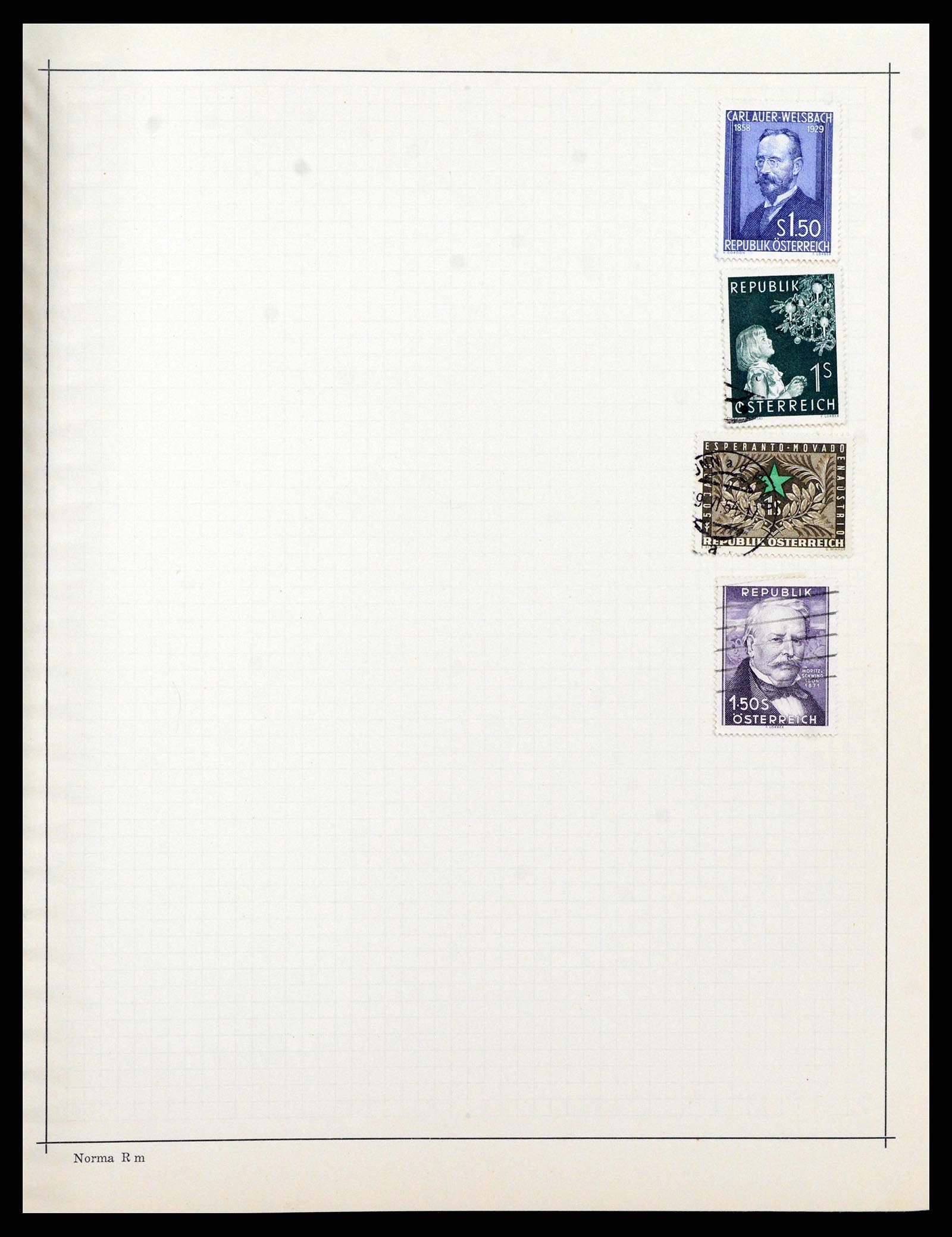 38527 0110 - Stamp collection 38527 Austria and territories 1850-1953.