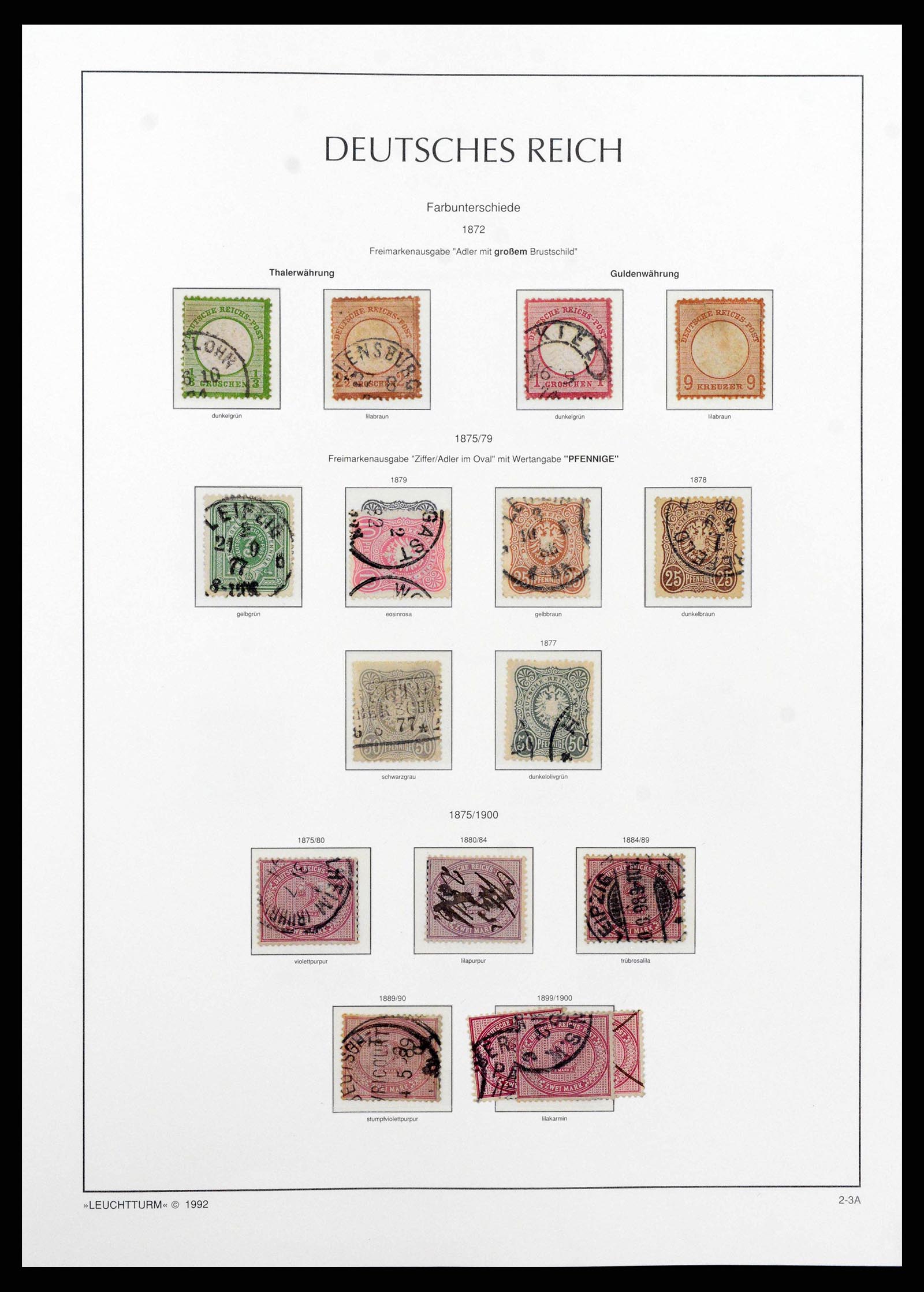 38528 0004 - Stamp collection 38528 German Reich 1872-1945.