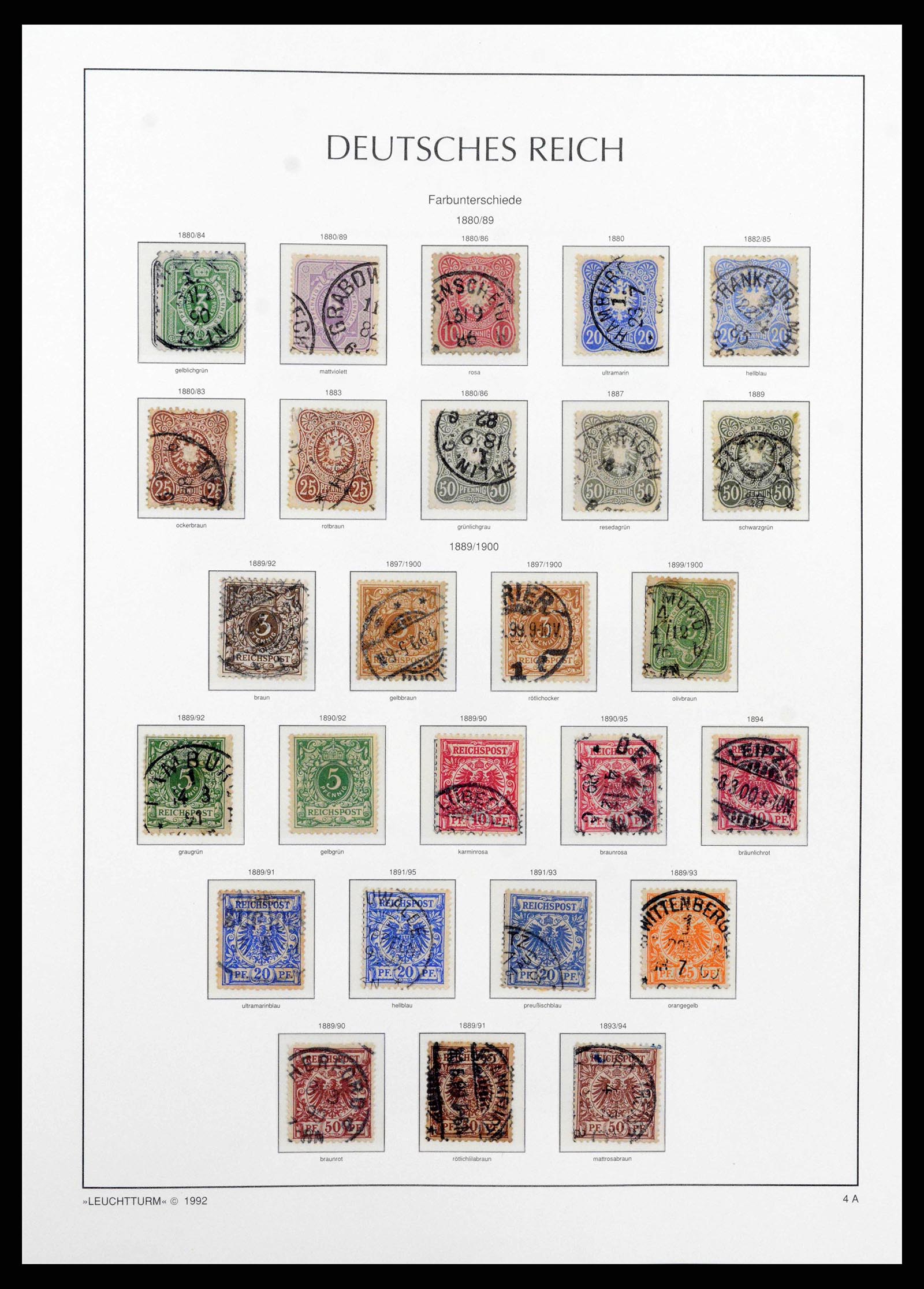 38528 0006 - Stamp collection 38528 German Reich 1872-1945.