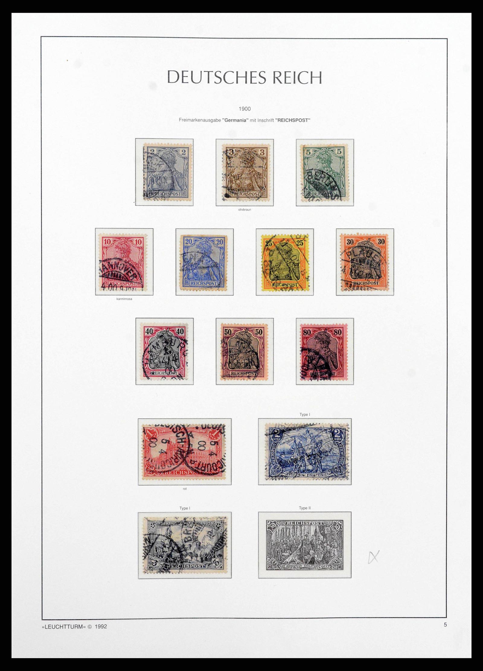 38528 0007 - Stamp collection 38528 German Reich 1872-1945.