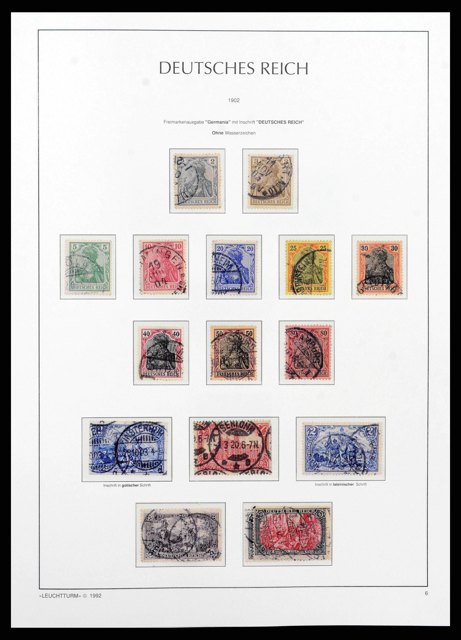 38528 0008 - Stamp collection 38528 German Reich 1872-1945.