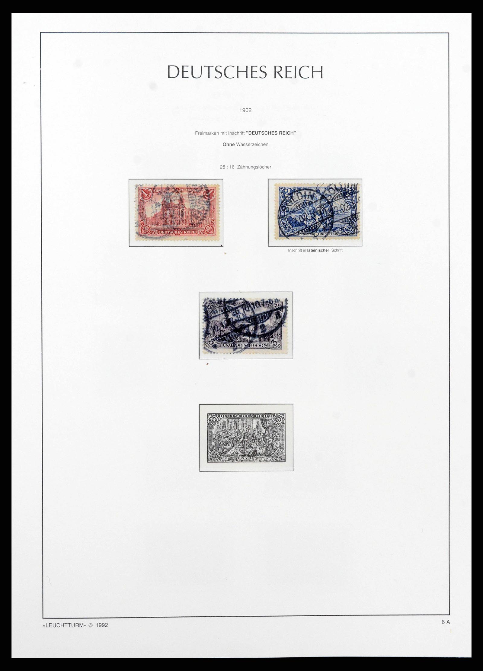 38528 0009 - Stamp collection 38528 German Reich 1872-1945.
