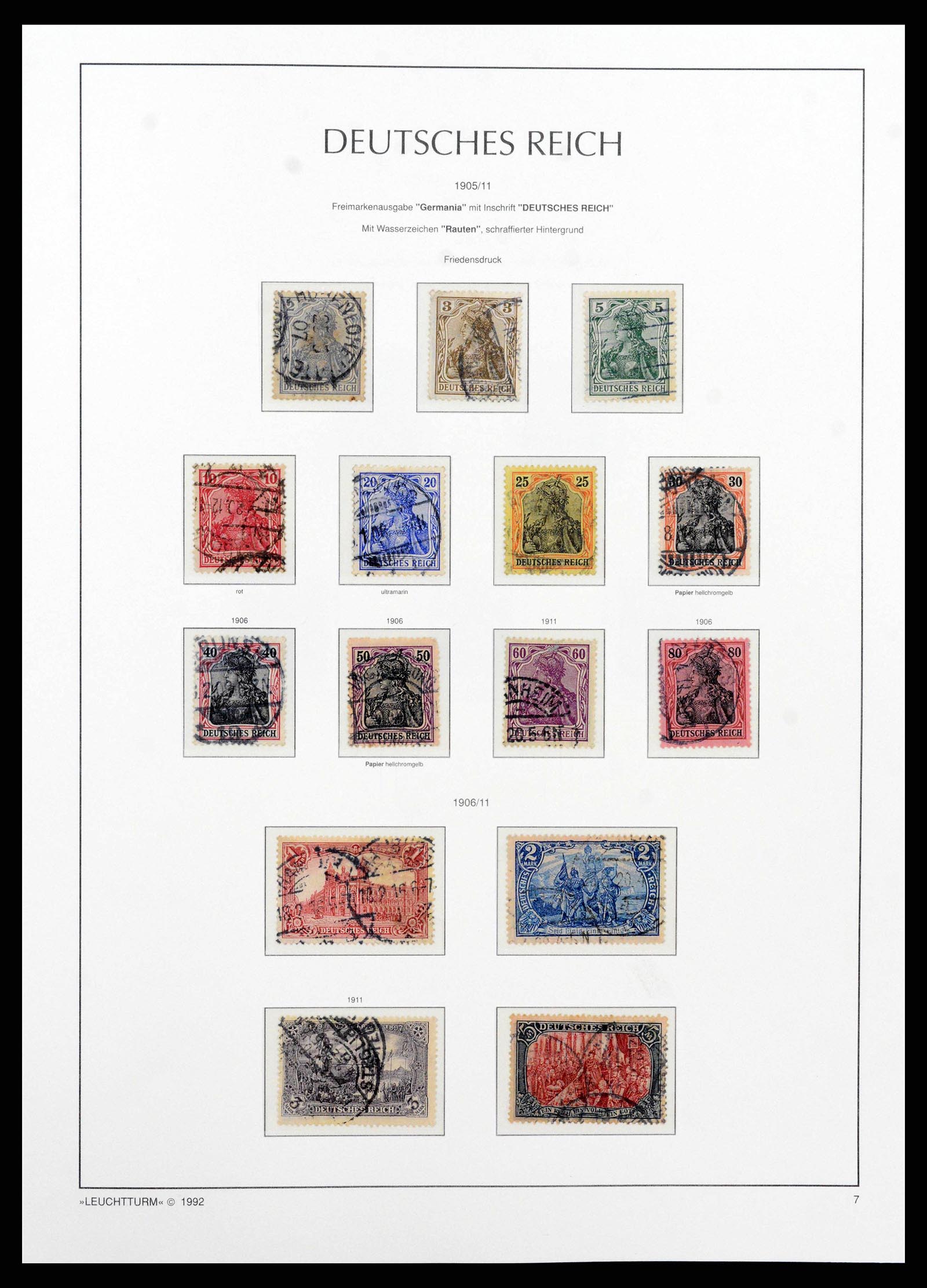 38528 0010 - Stamp collection 38528 German Reich 1872-1945.