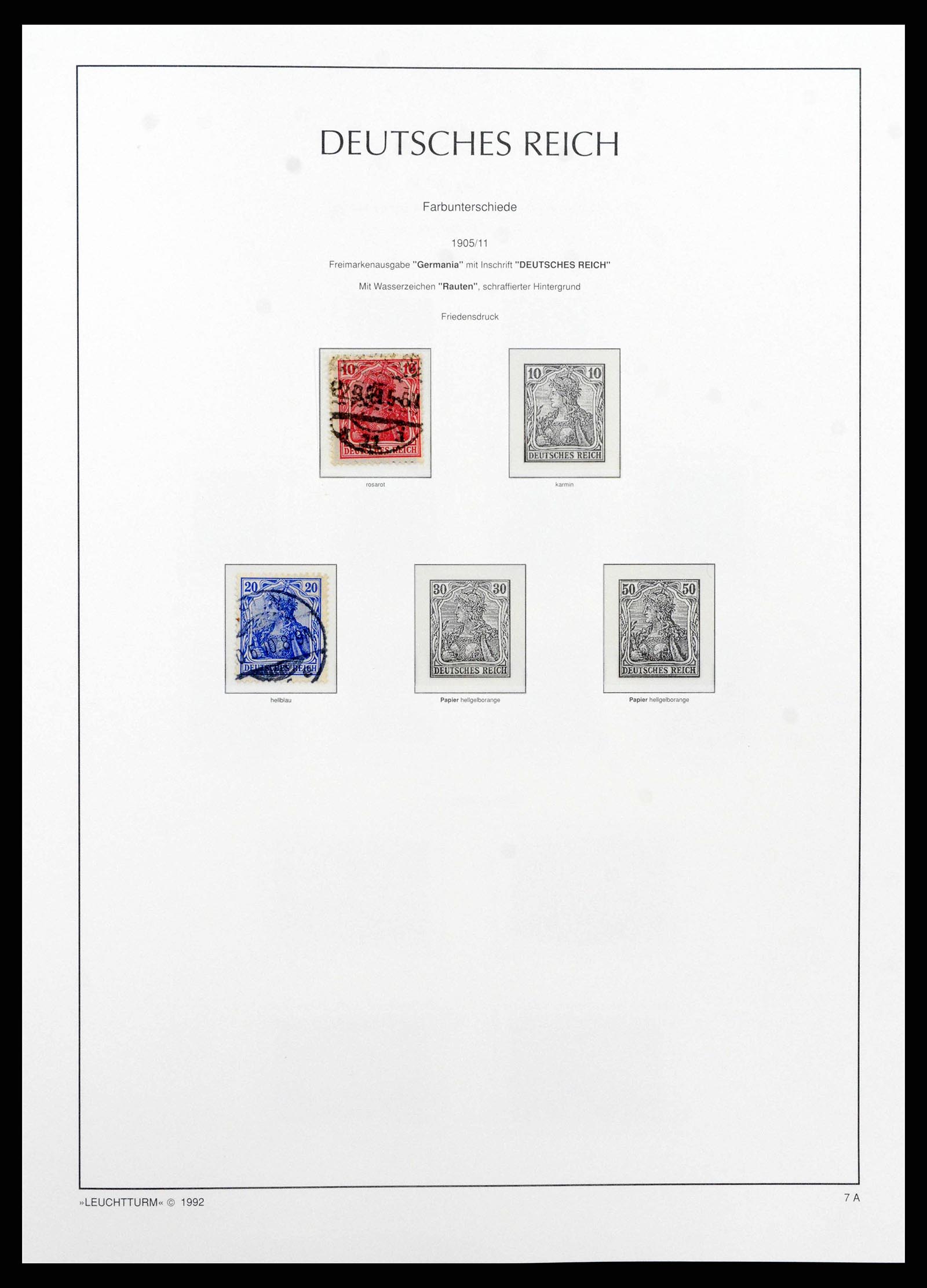 38528 0011 - Stamp collection 38528 German Reich 1872-1945.