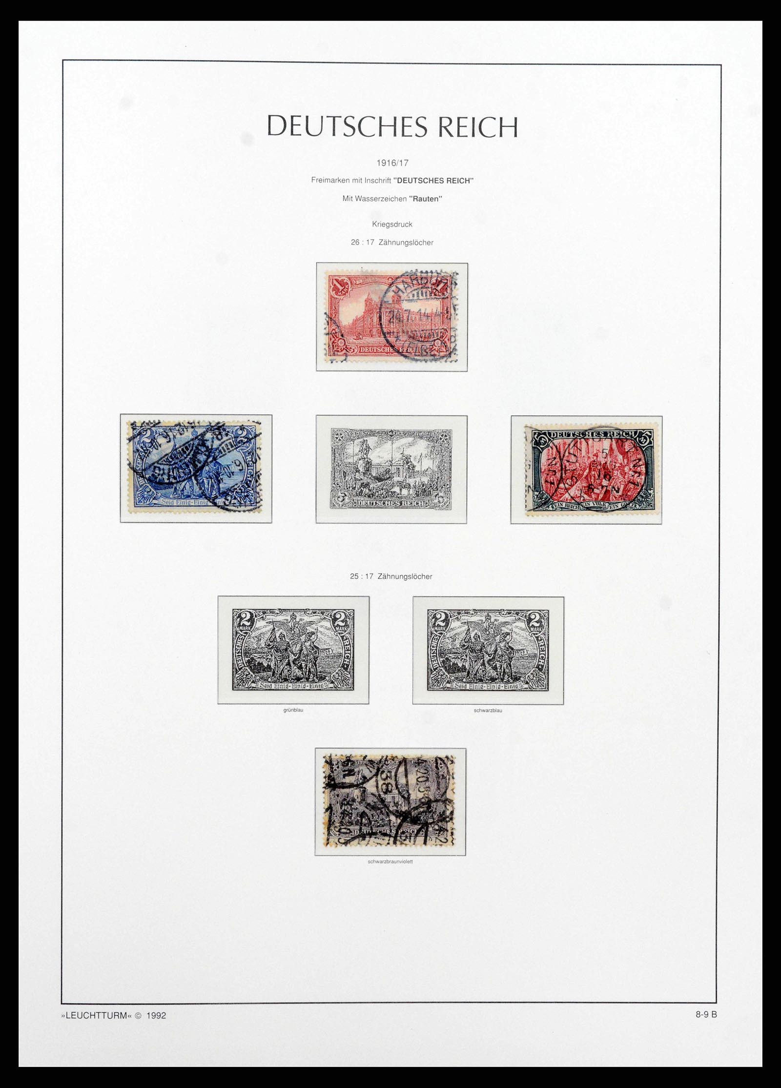 38528 0015 - Stamp collection 38528 German Reich 1872-1945.