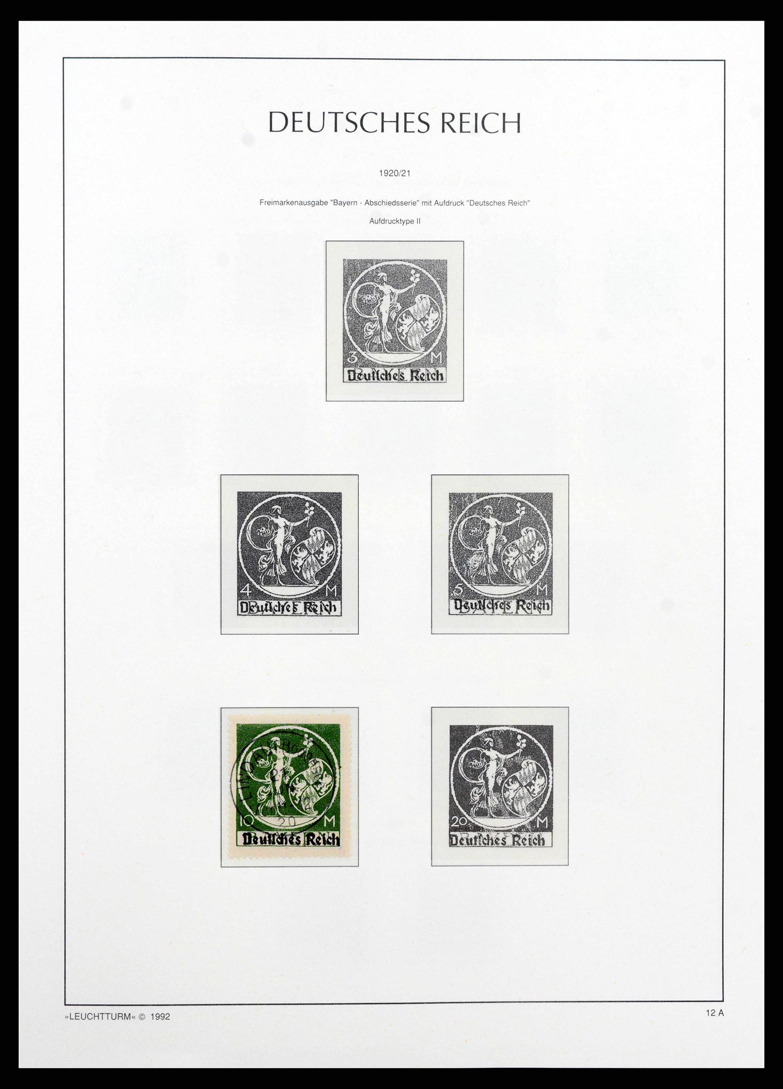 38528 0022 - Stamp collection 38528 German Reich 1872-1945.
