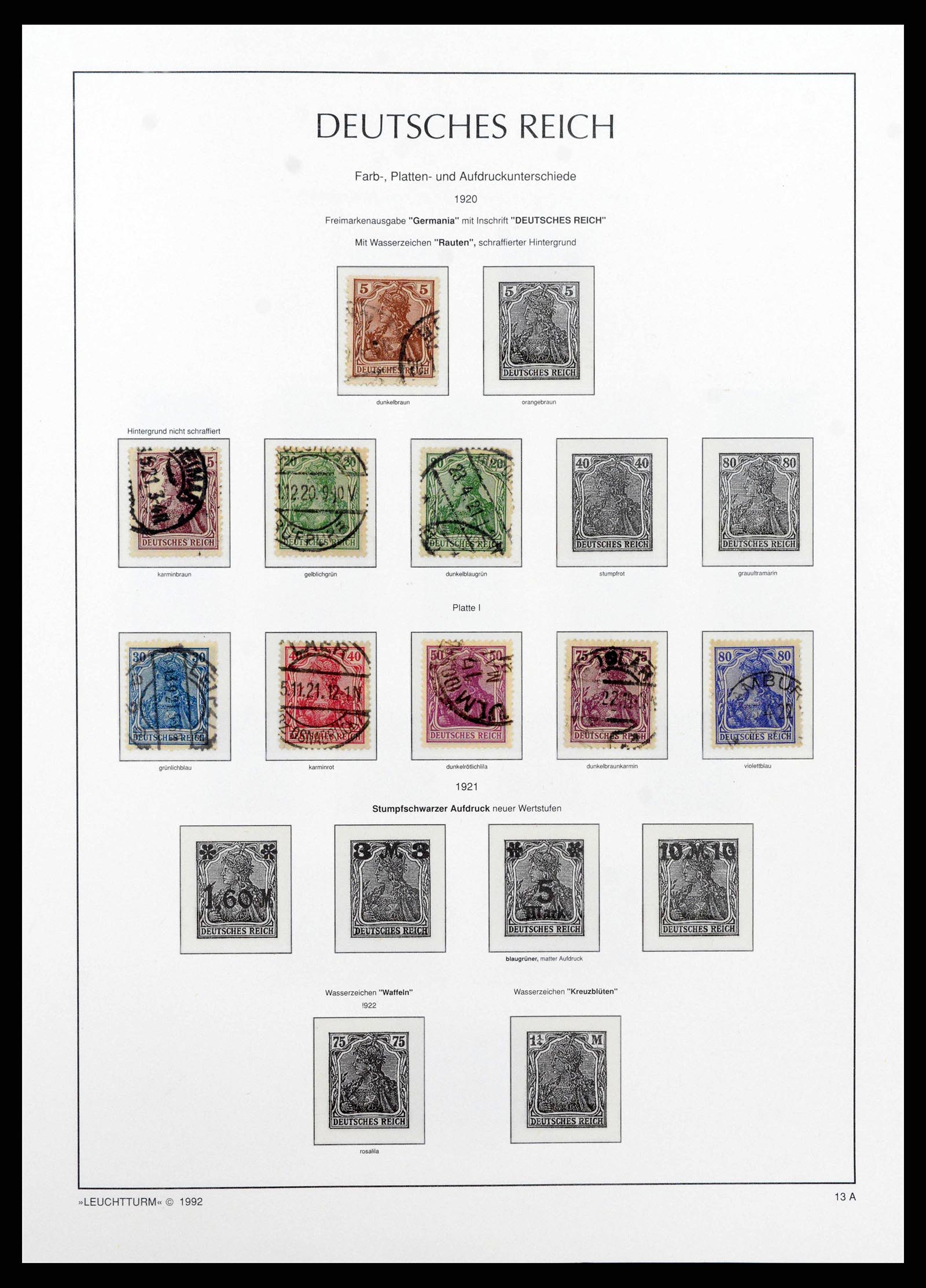 38528 0024 - Stamp collection 38528 German Reich 1872-1945.