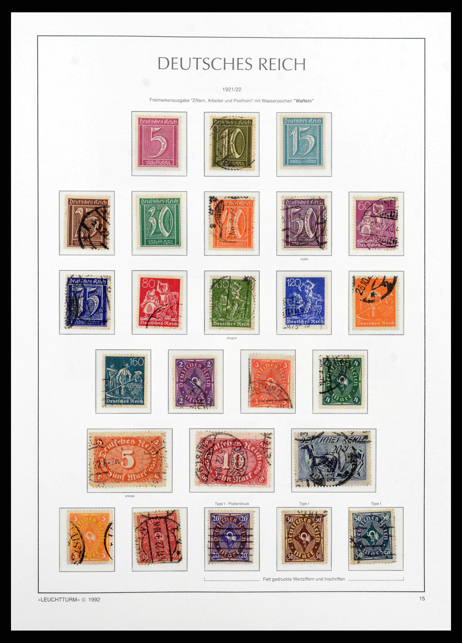 38528 0026 - Stamp collection 38528 German Reich 1872-1945.