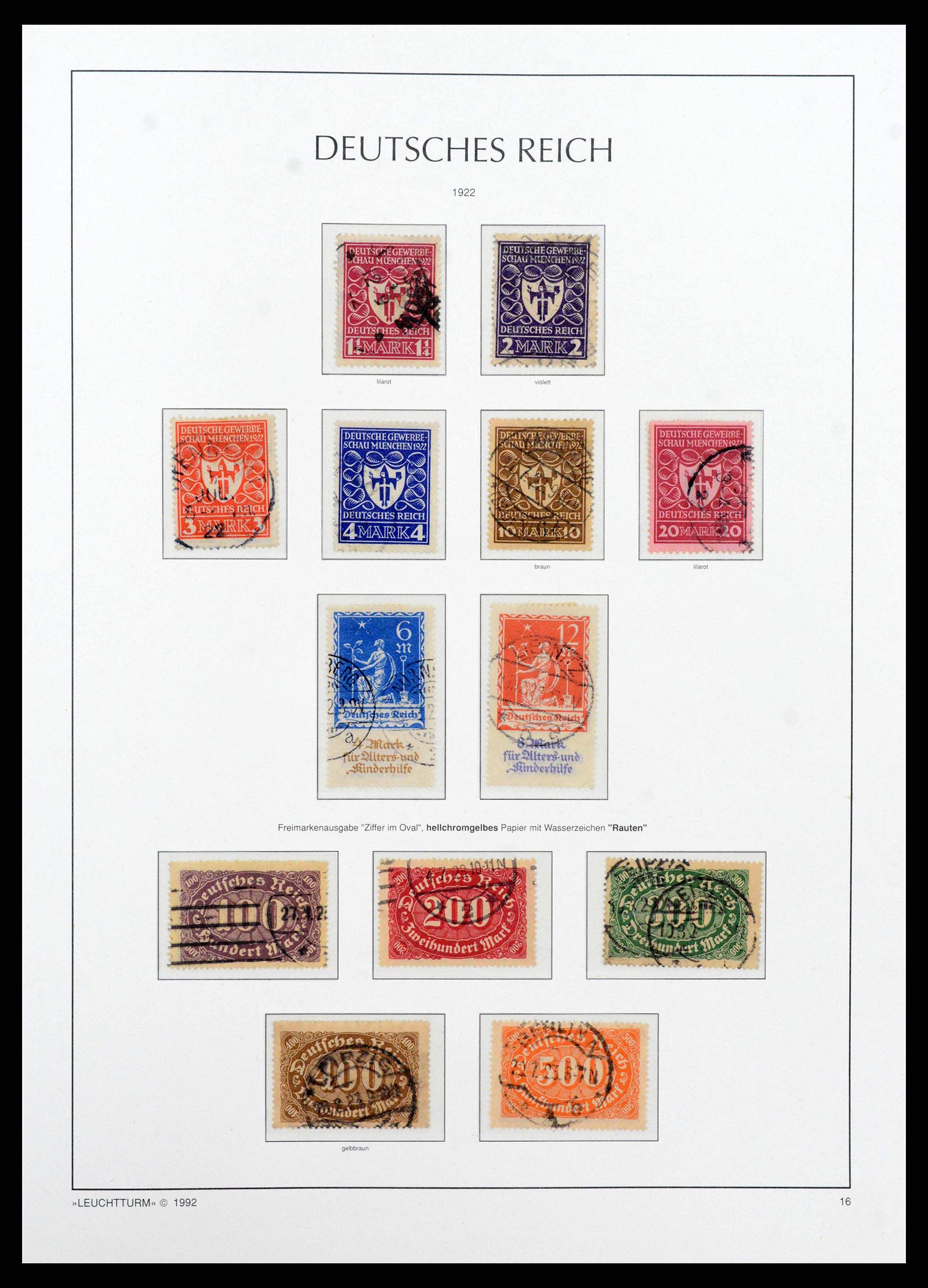 38528 0027 - Stamp collection 38528 German Reich 1872-1945.