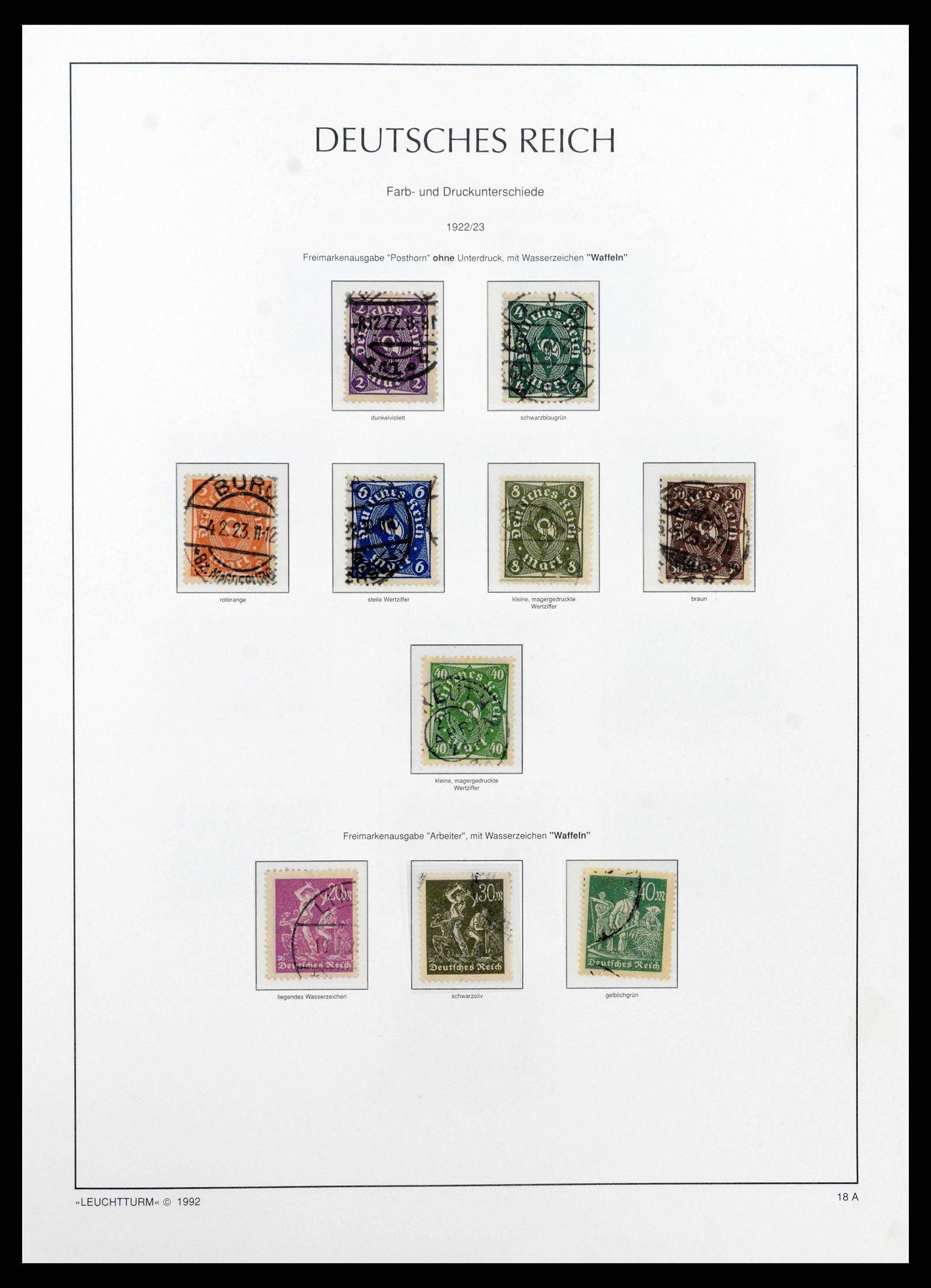 38528 0031 - Stamp collection 38528 German Reich 1872-1945.