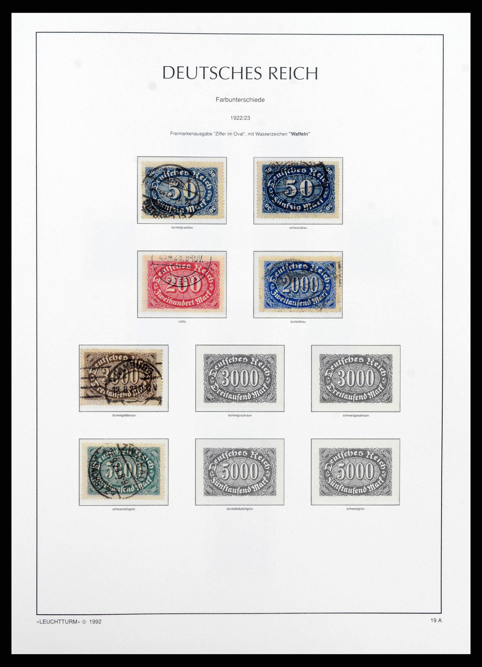 38528 0033 - Stamp collection 38528 German Reich 1872-1945.