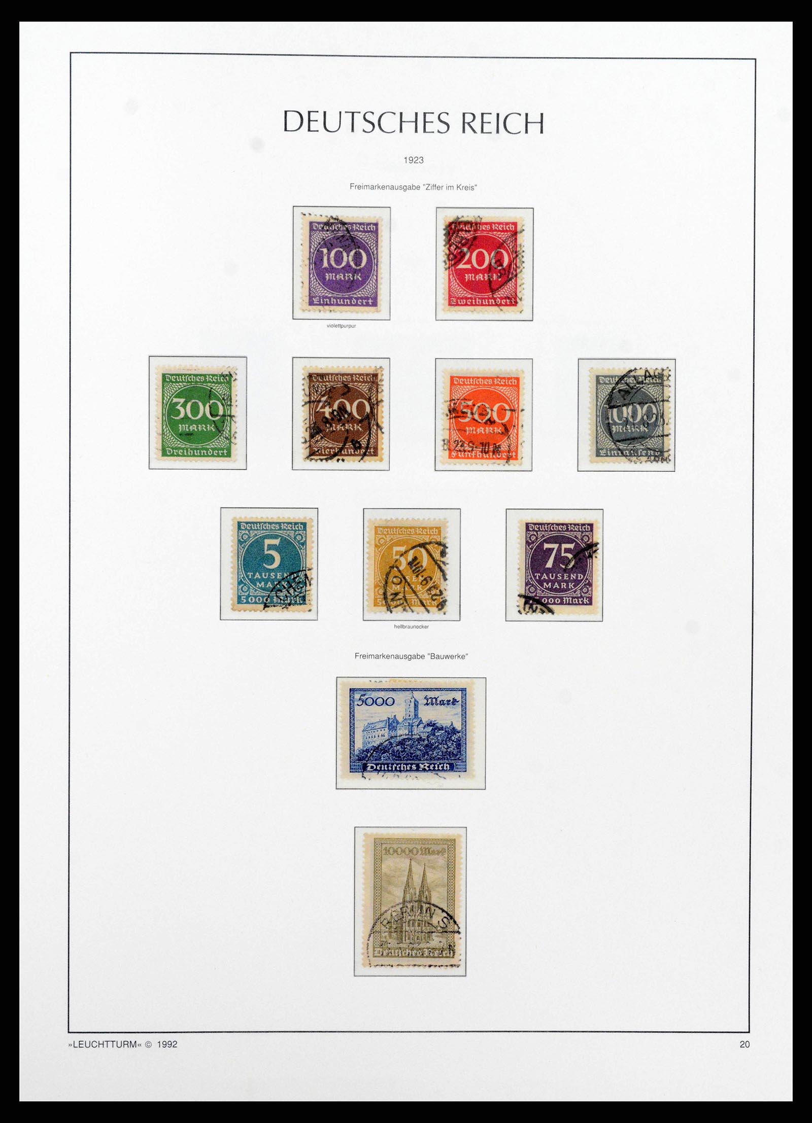 38528 0034 - Stamp collection 38528 German Reich 1872-1945.