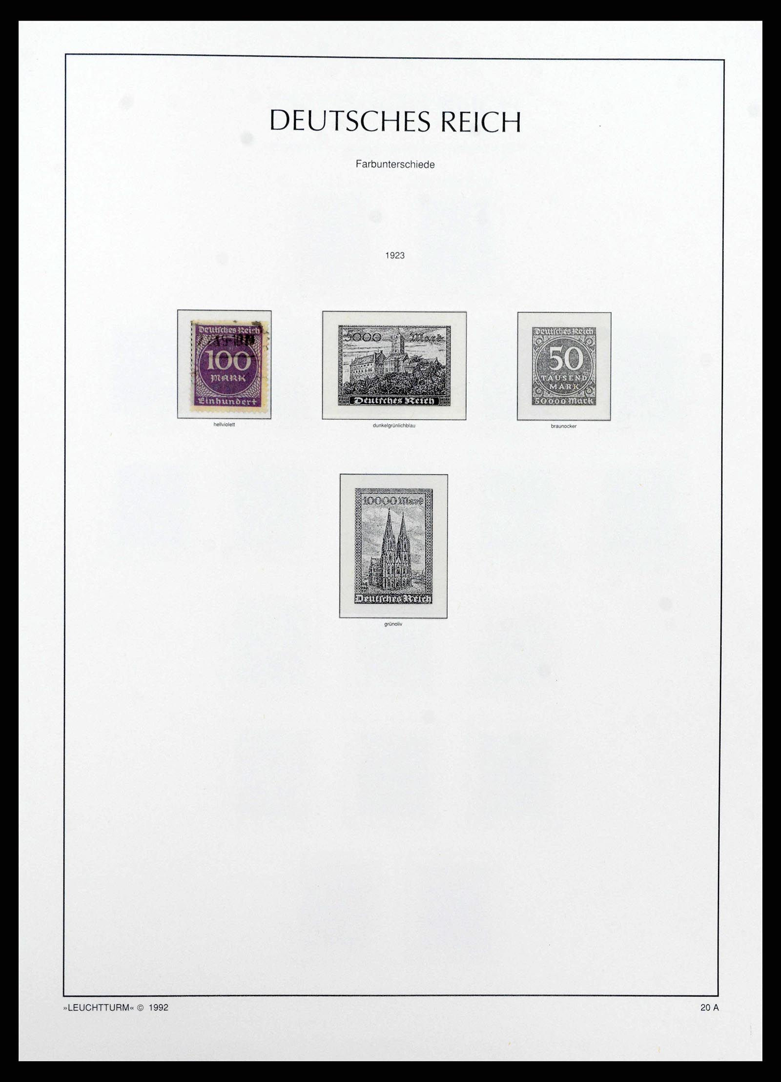 38528 0035 - Stamp collection 38528 German Reich 1872-1945.