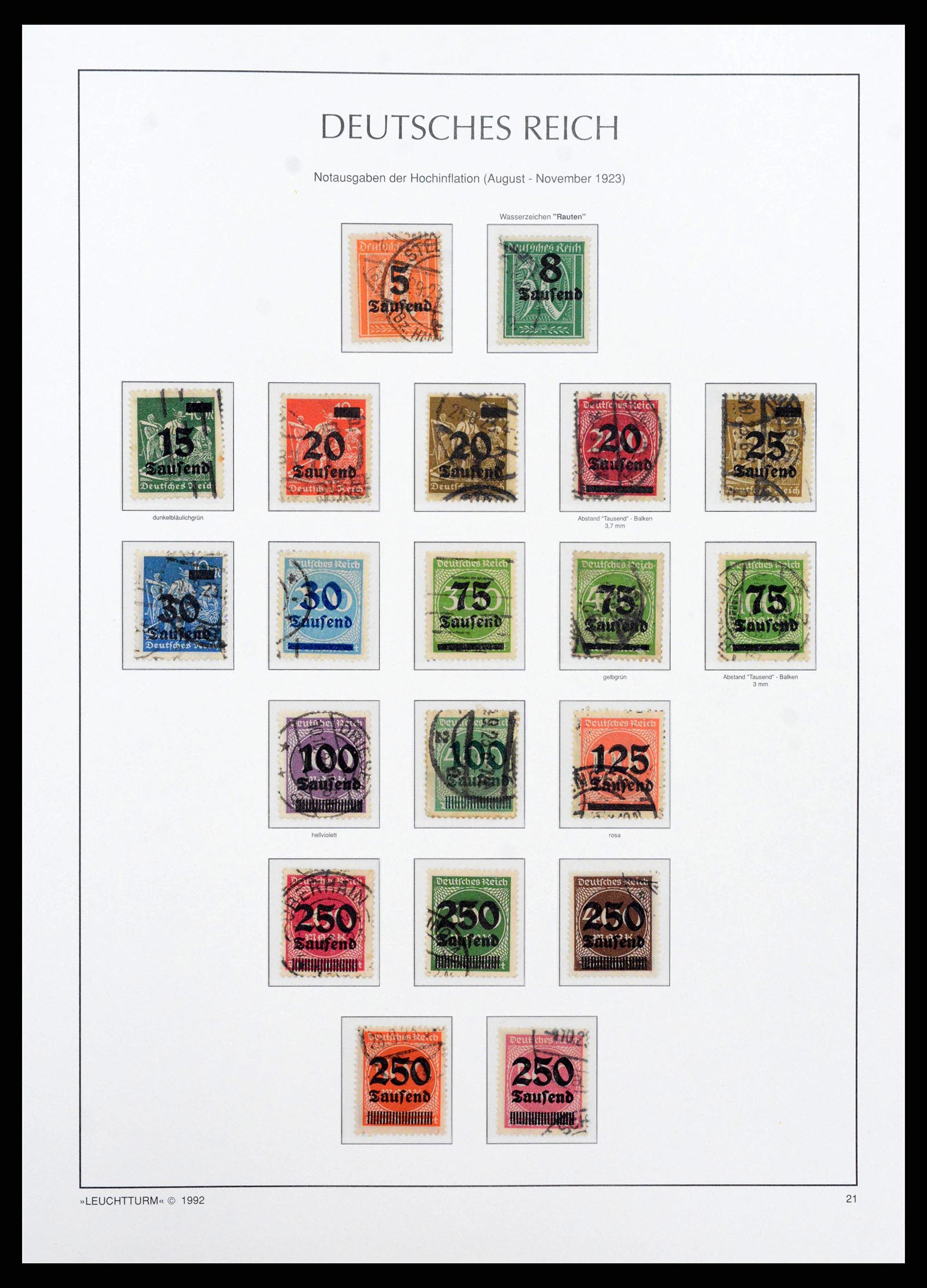 38528 0036 - Stamp collection 38528 German Reich 1872-1945.