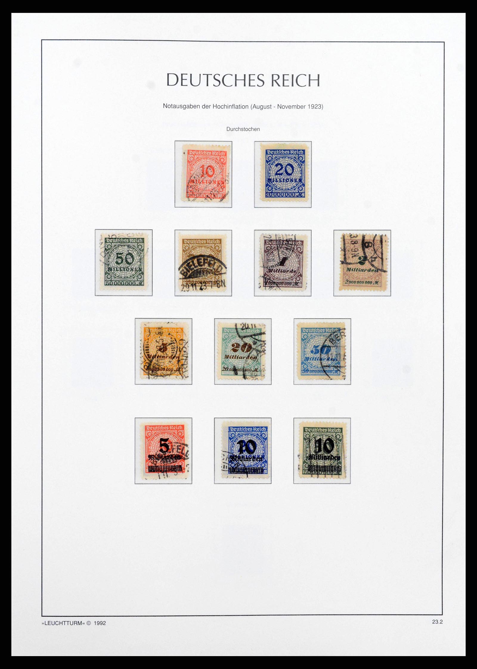 38528 0039 - Stamp collection 38528 German Reich 1872-1945.