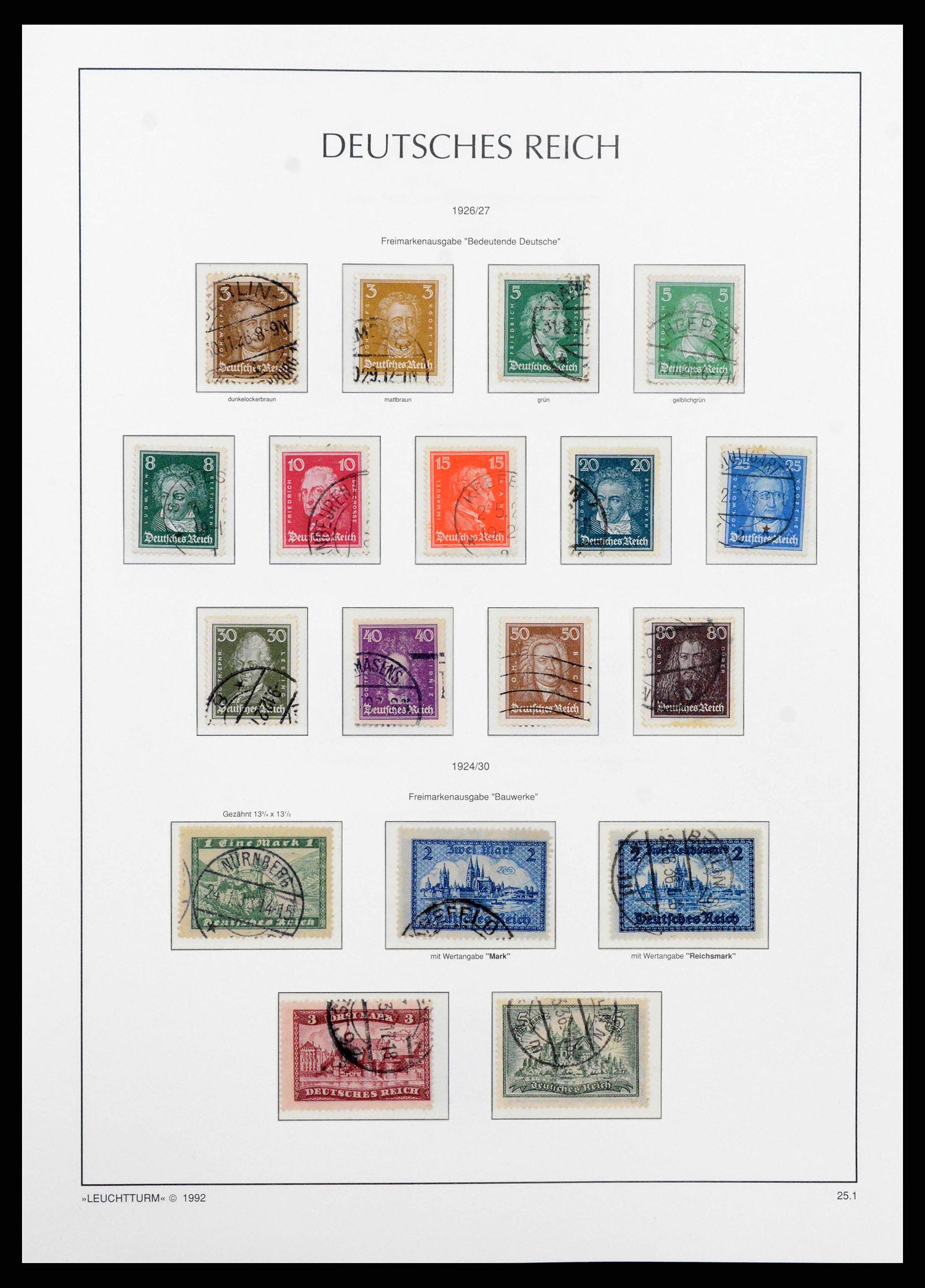 38528 0043 - Stamp collection 38528 German Reich 1872-1945.
