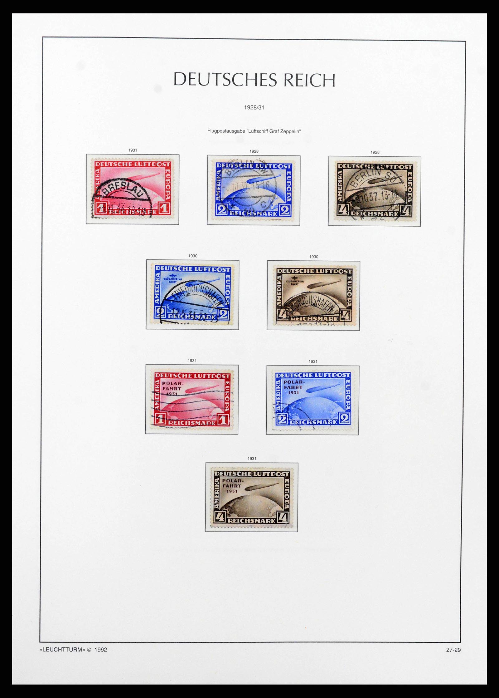 38528 0047 - Stamp collection 38528 German Reich 1872-1945.