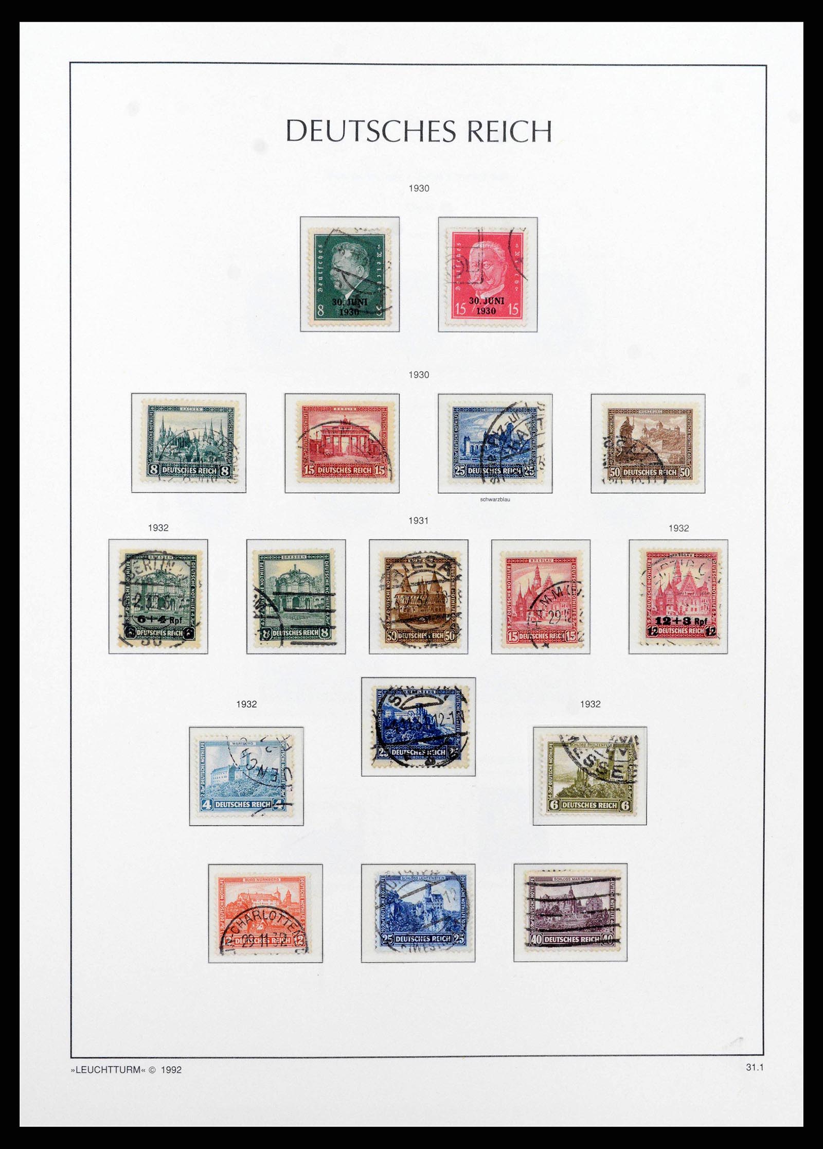 38528 0049 - Stamp collection 38528 German Reich 1872-1945.