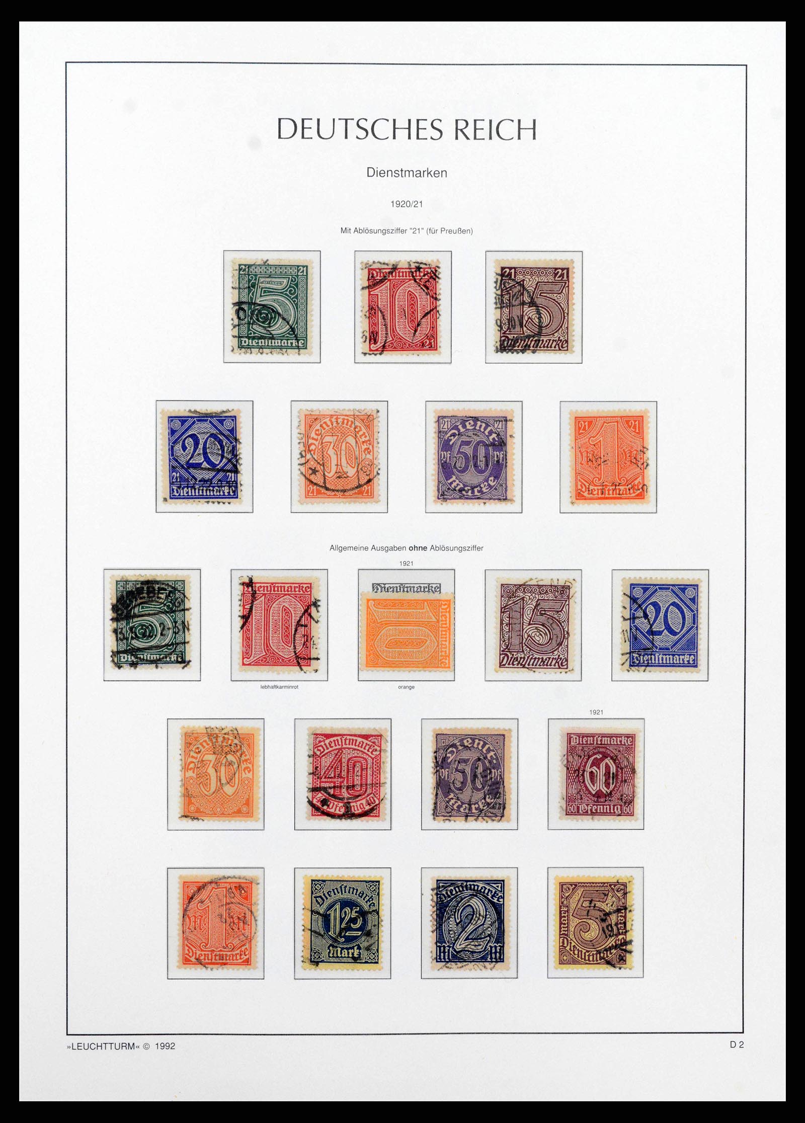 38528 0051 - Stamp collection 38528 German Reich 1872-1945.