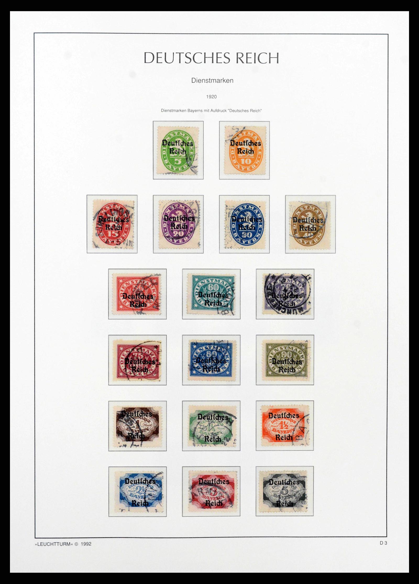 38528 0052 - Stamp collection 38528 German Reich 1872-1945.