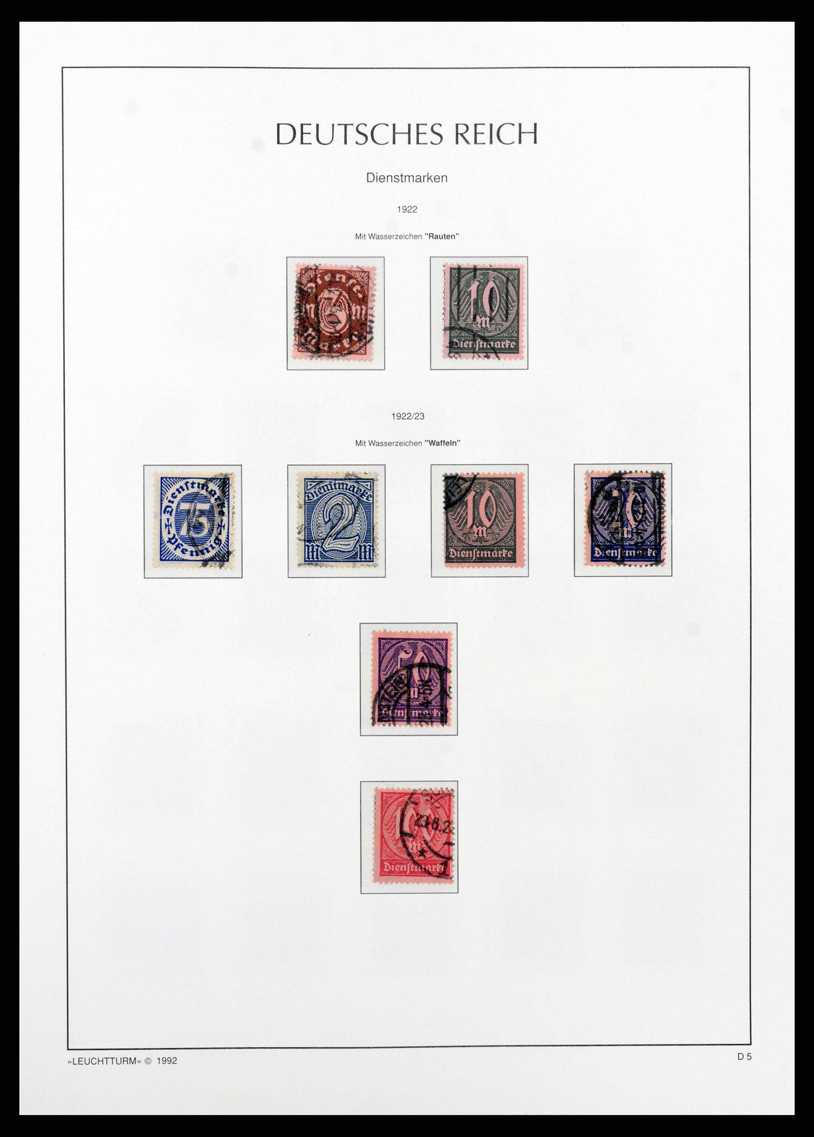38528 0054 - Stamp collection 38528 German Reich 1872-1945.