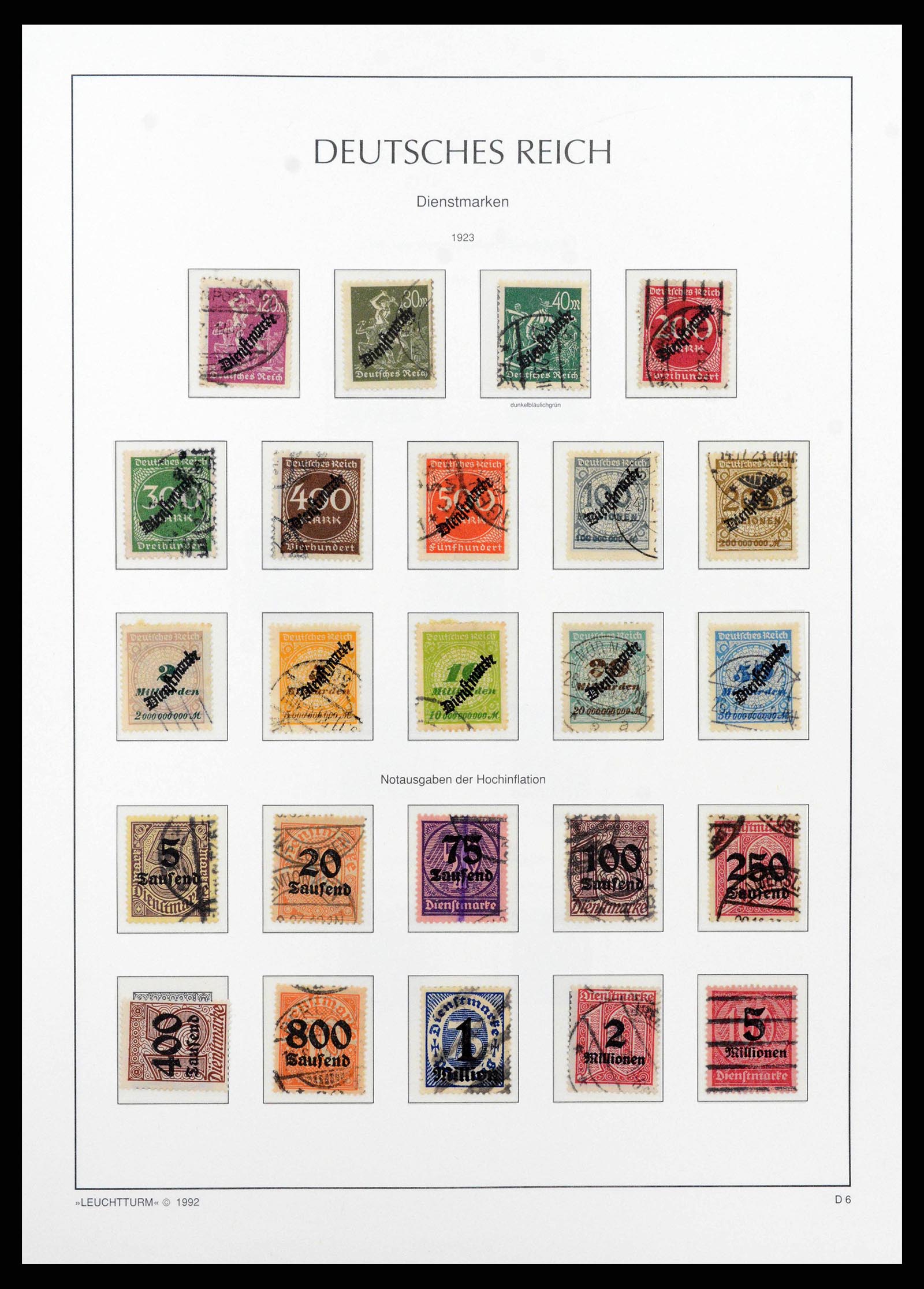 38528 0055 - Stamp collection 38528 German Reich 1872-1945.