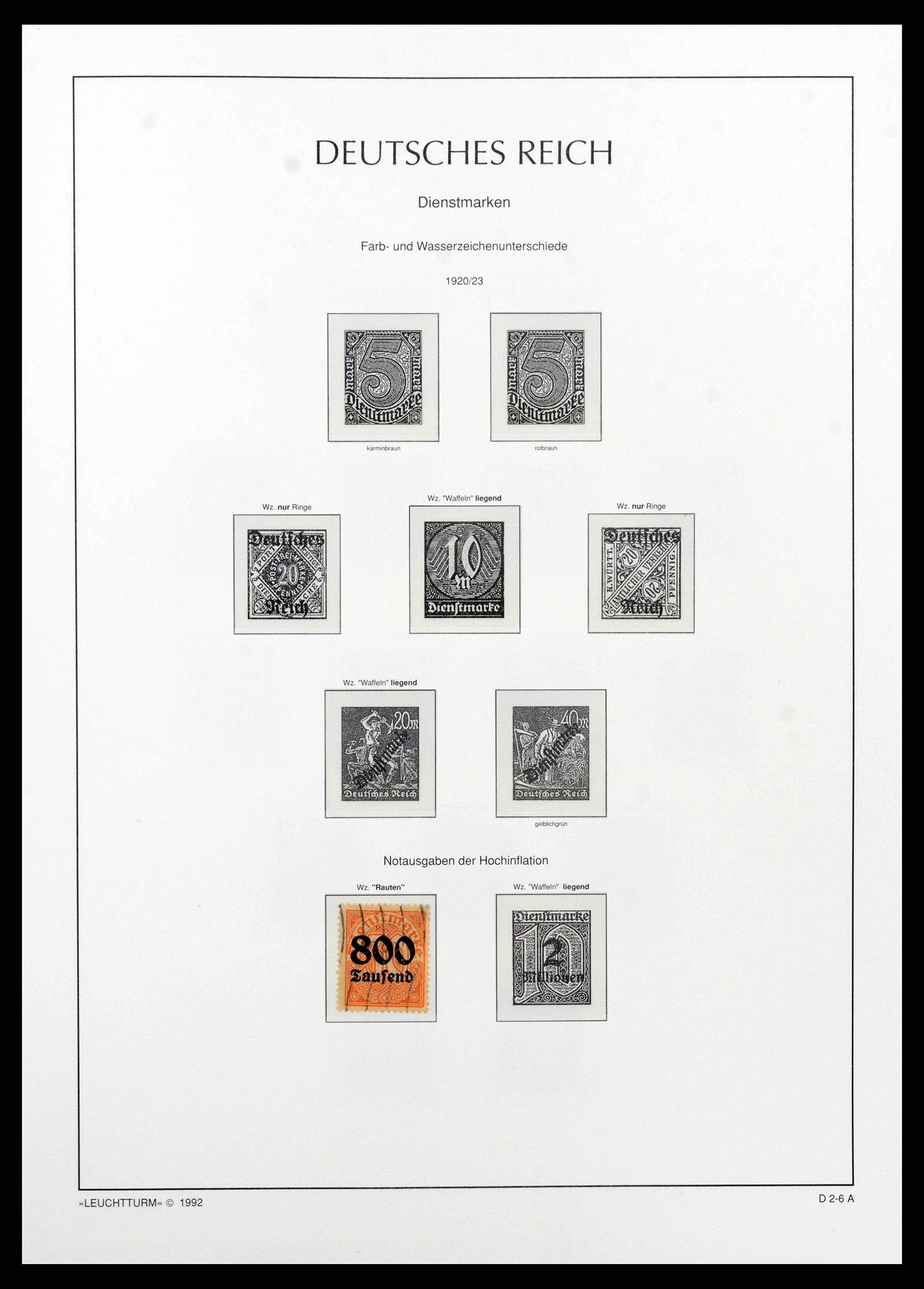 38528 0056 - Stamp collection 38528 German Reich 1872-1945.