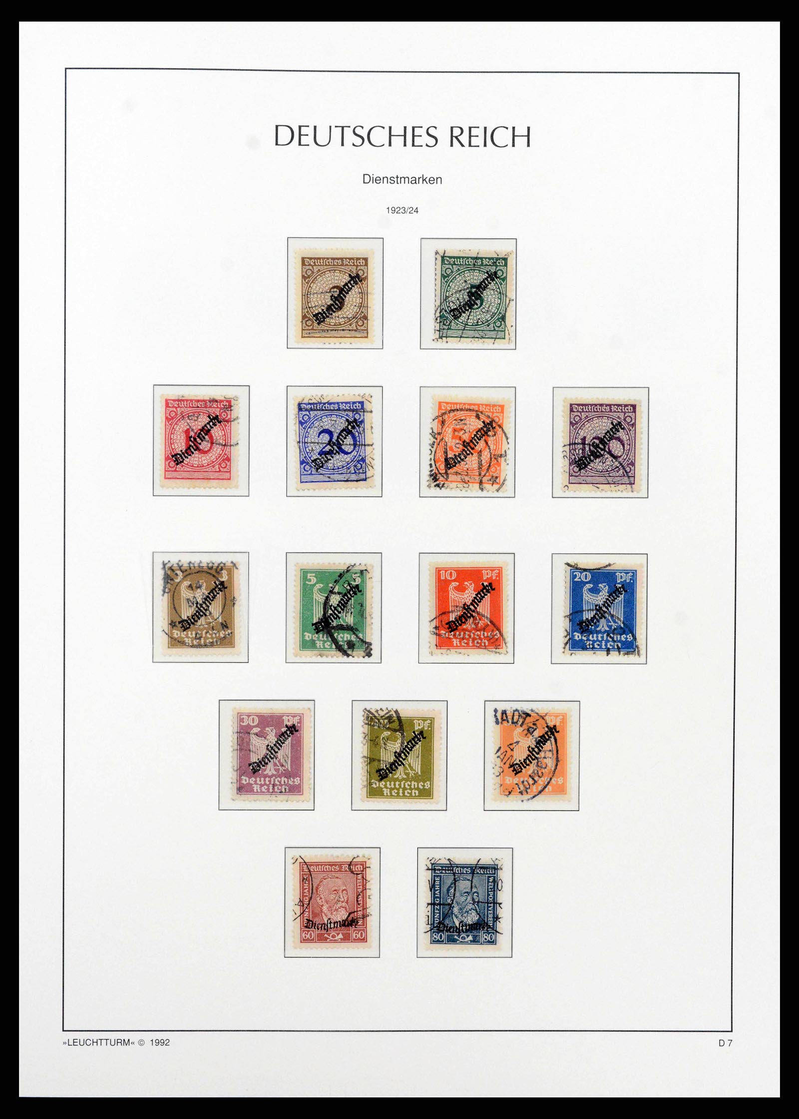 38528 0057 - Stamp collection 38528 German Reich 1872-1945.