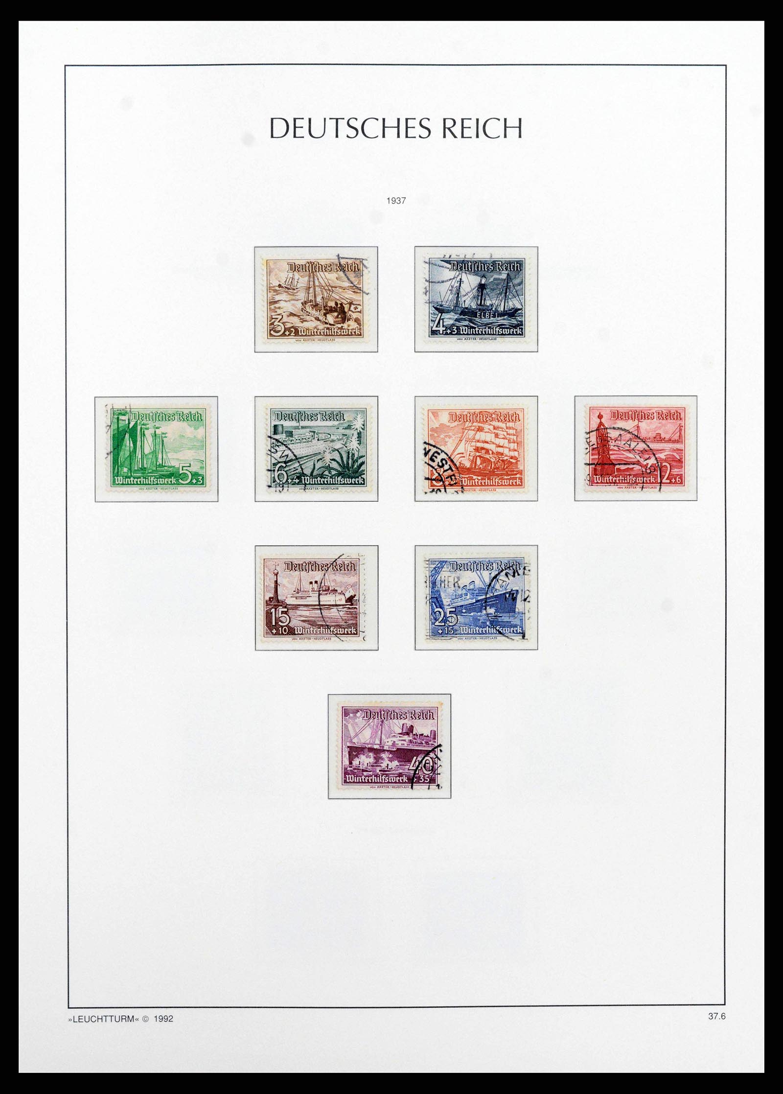 38528 0082 - Postzegelverzameling 38528 Duitse Rijk 1872-1945.
