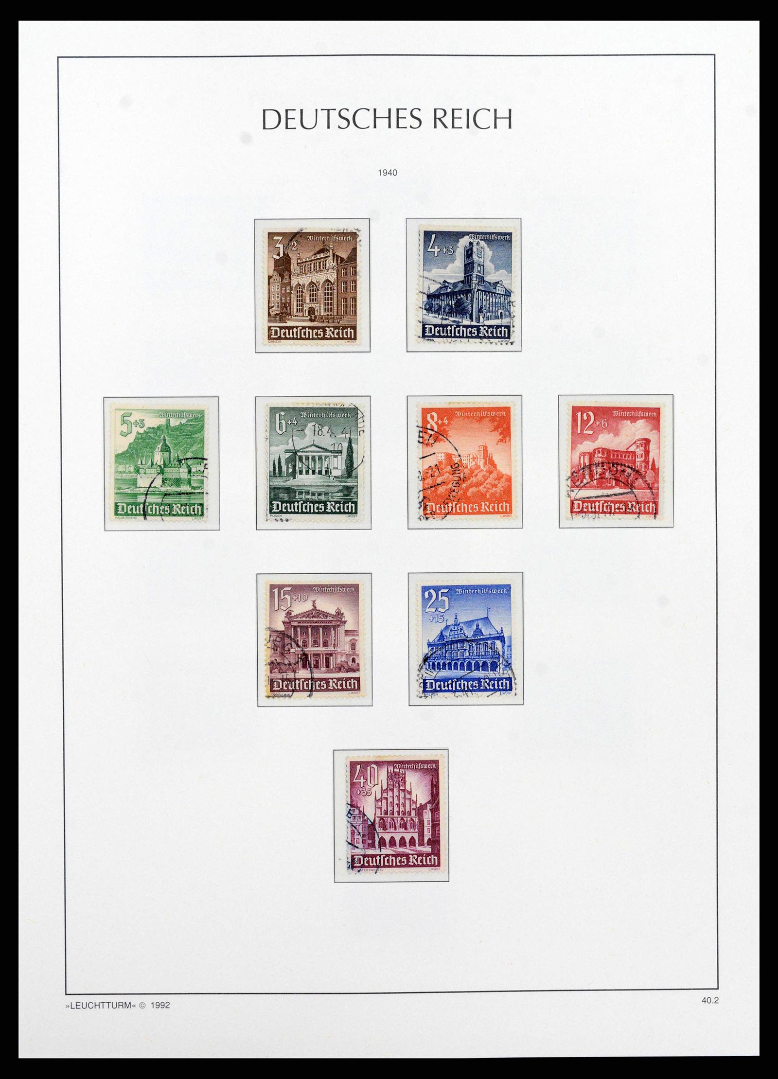 38528 0092 - Postzegelverzameling 38528 Duitse Rijk 1872-1945.