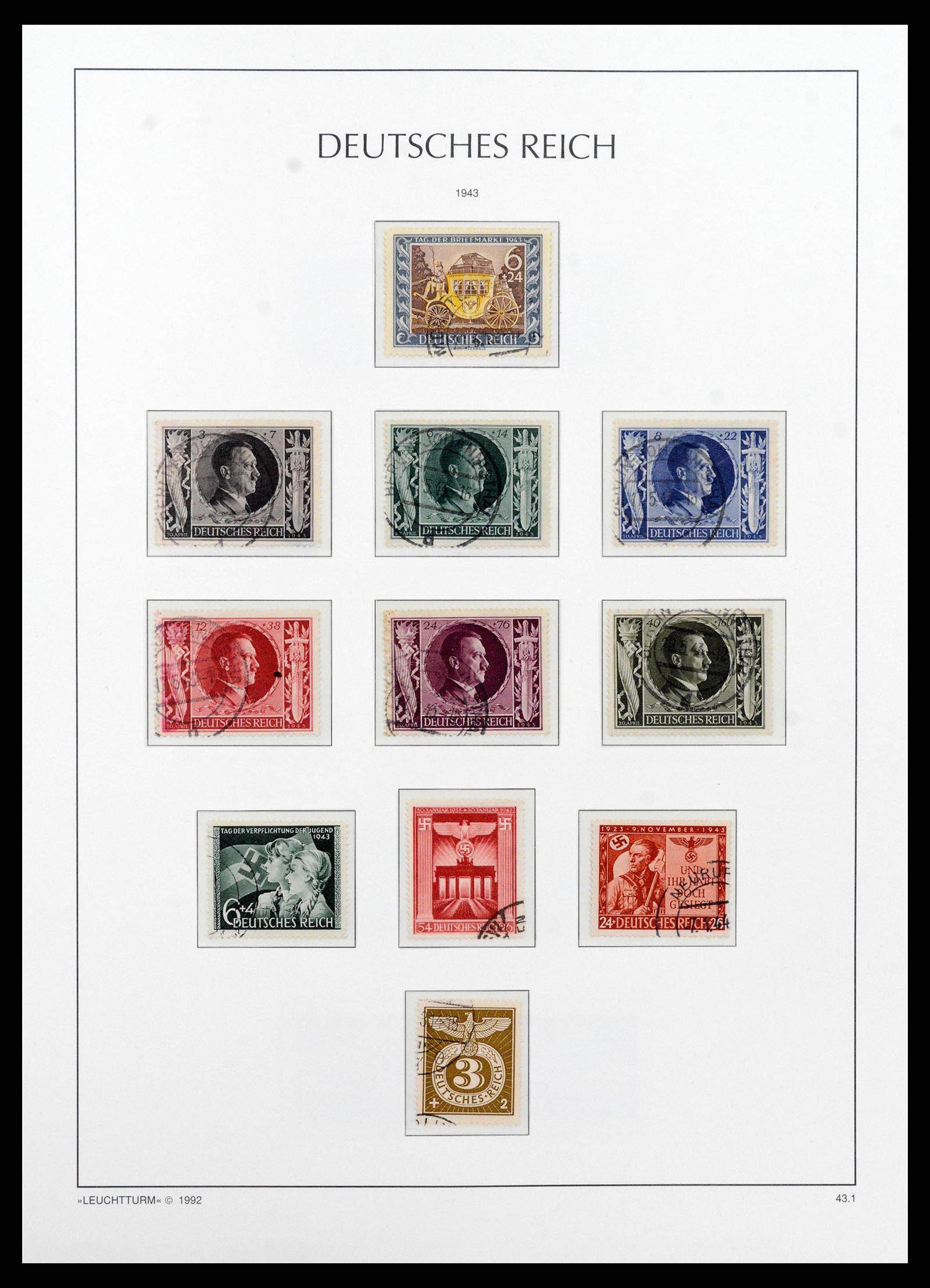 38528 0098 - Postzegelverzameling 38528 Duitse Rijk 1872-1945.