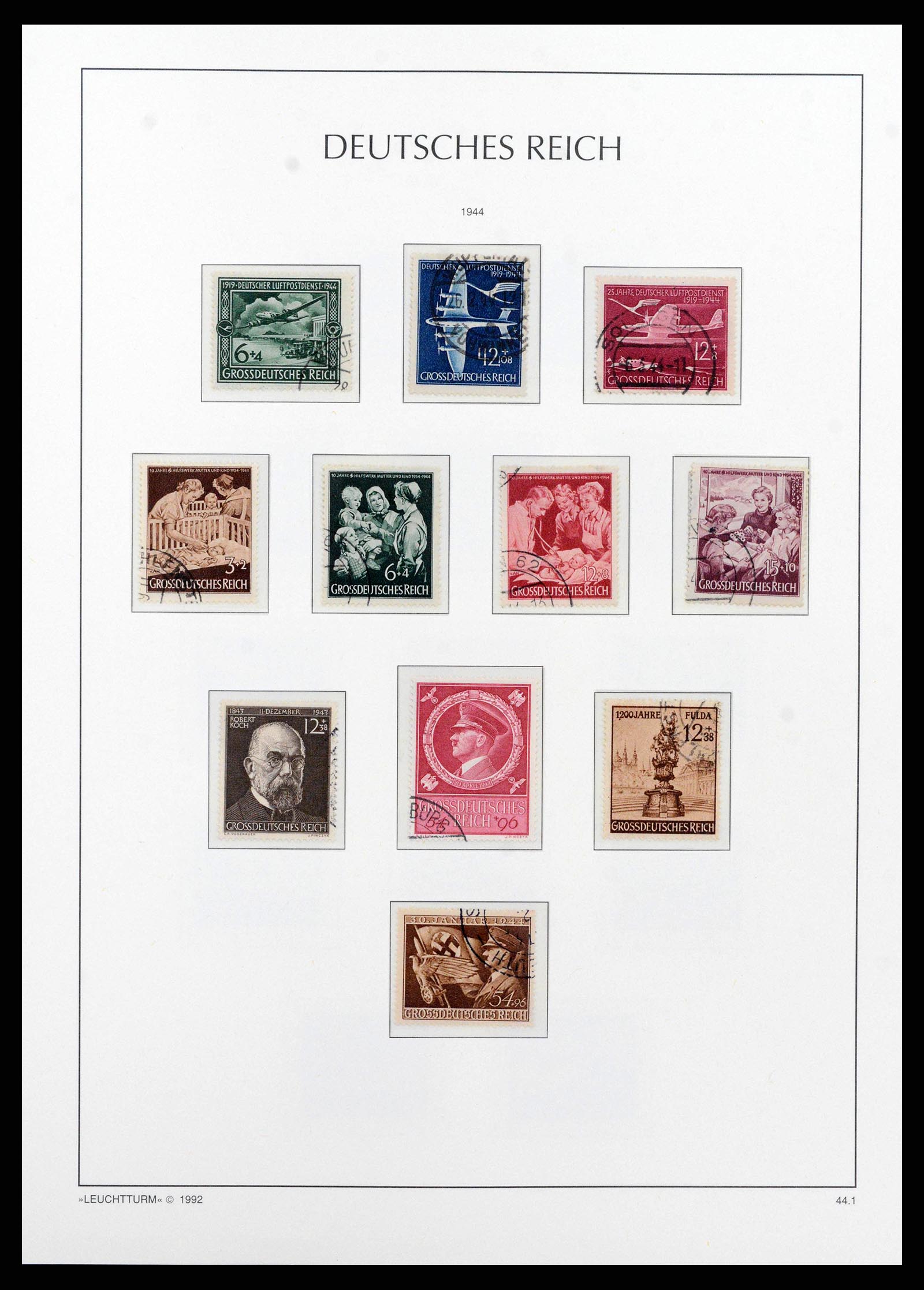 38528 0101 - Postzegelverzameling 38528 Duitse Rijk 1872-1945.
