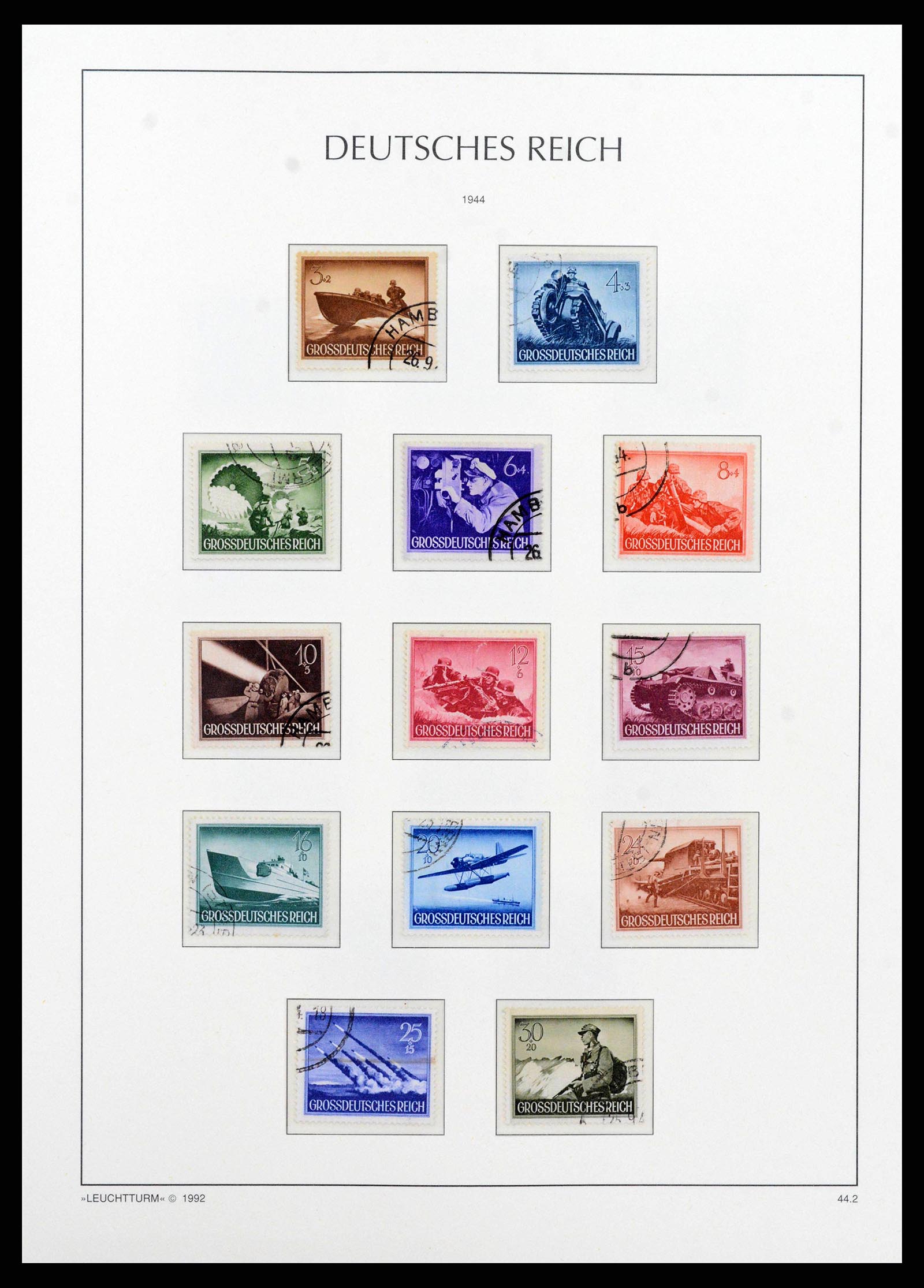 38528 0102 - Stamp collection 38528 German Reich 1872-1945.