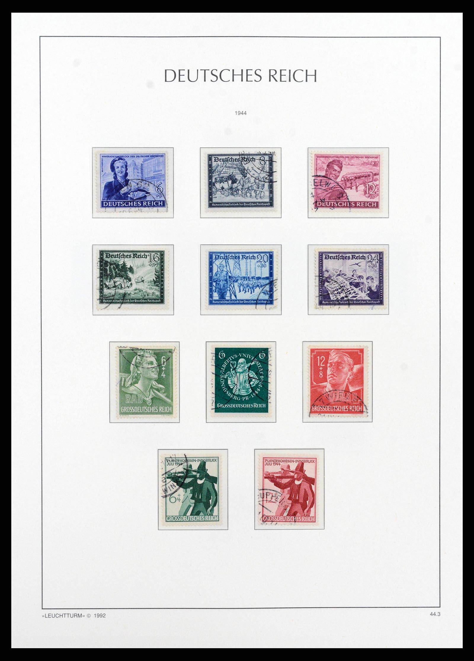 38528 0103 - Stamp collection 38528 German Reich 1872-1945.