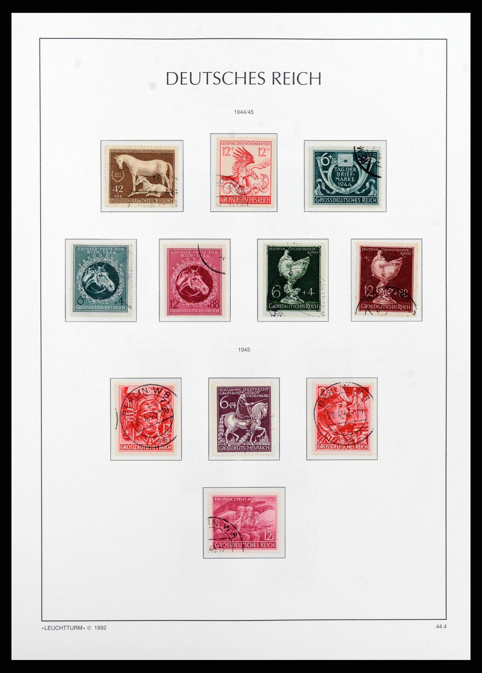 38528 0104 - Stamp collection 38528 German Reich 1872-1945.