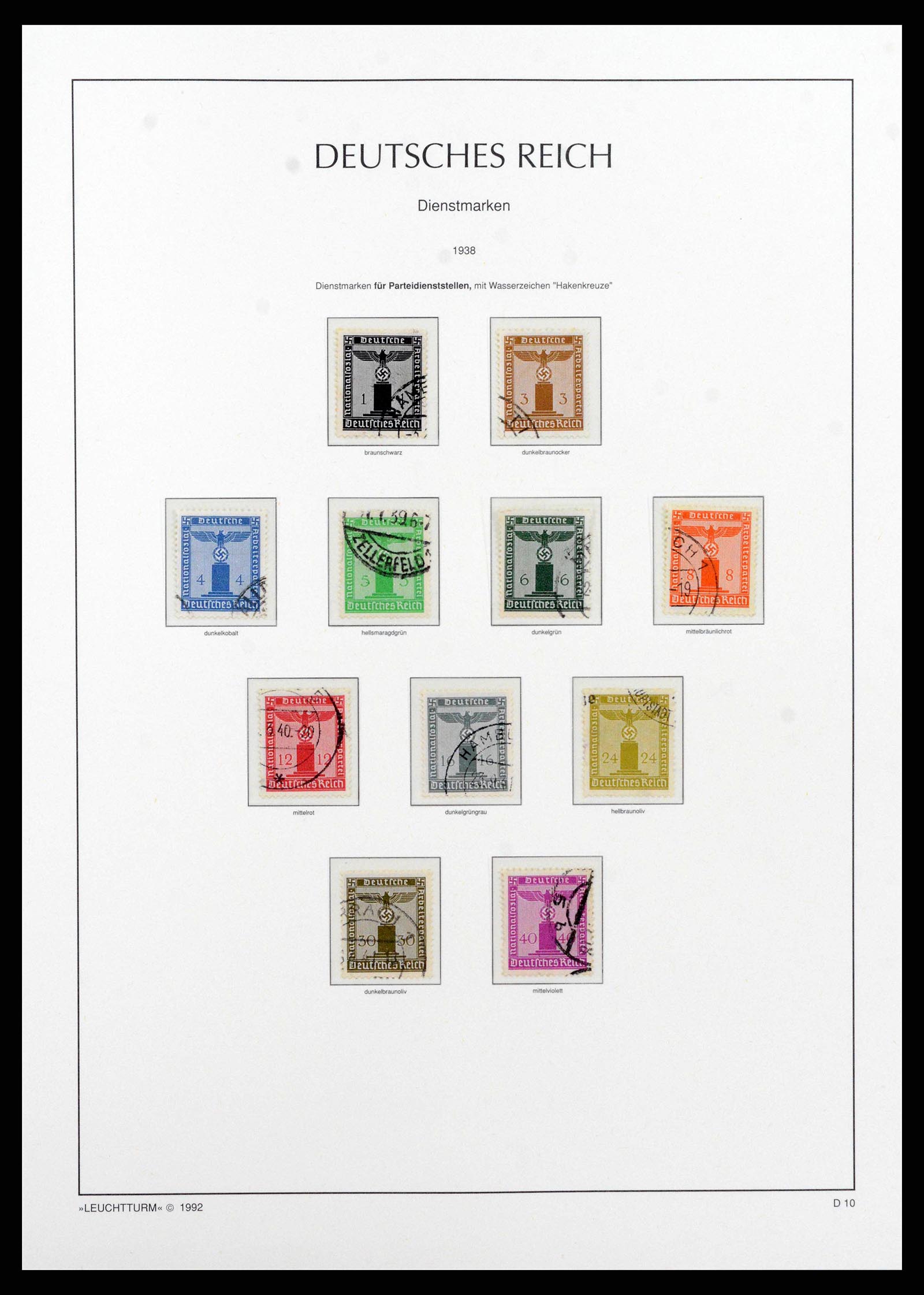 38528 0106 - Stamp collection 38528 German Reich 1872-1945.