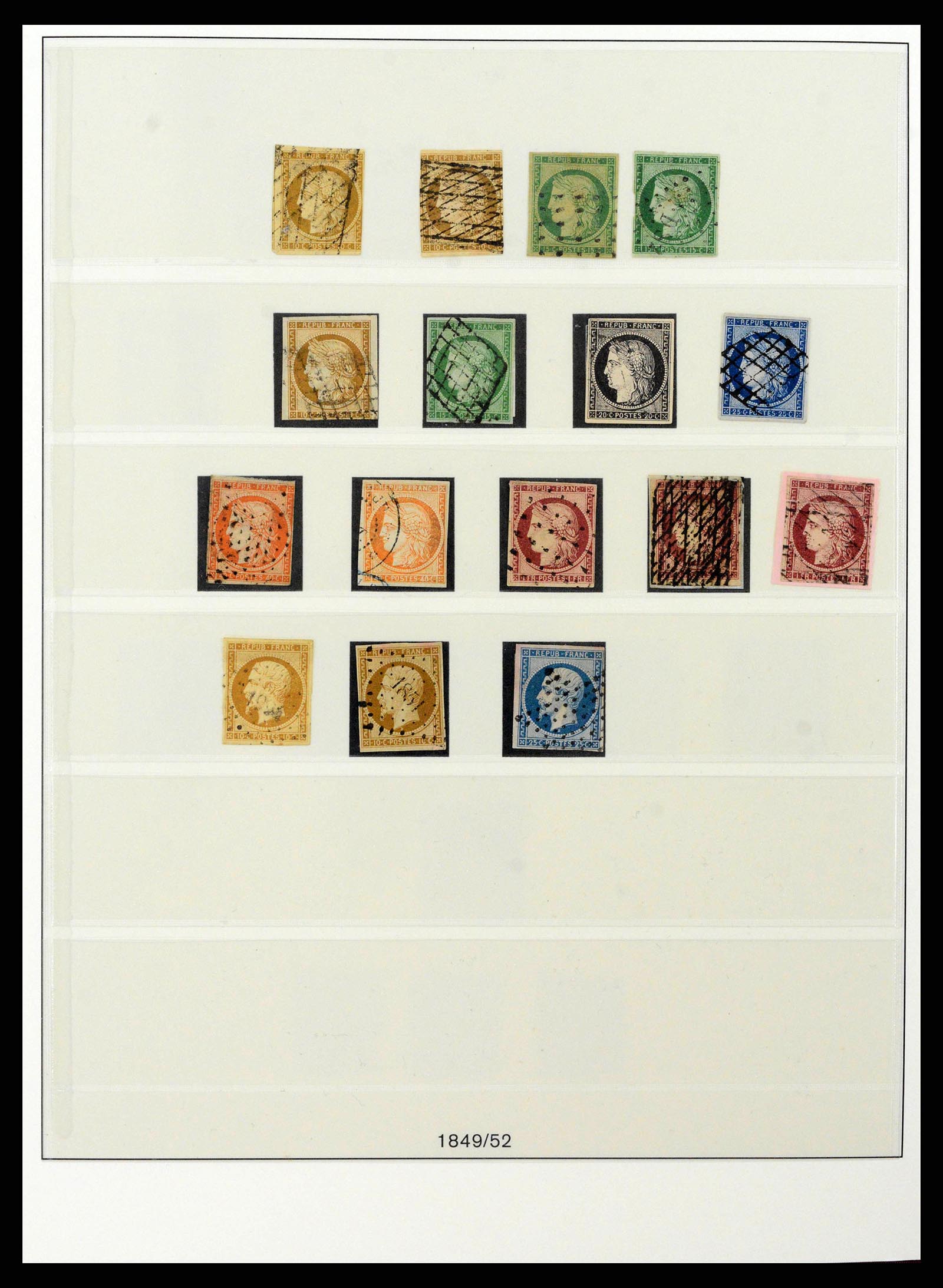 38530 0001 - Stamp collection 38530 France 1849-1991.