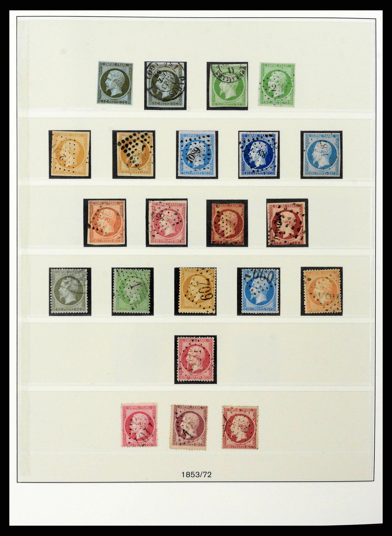 38530 0002 - Postzegelverzameling 38530 Frankrijk 1849-1991.