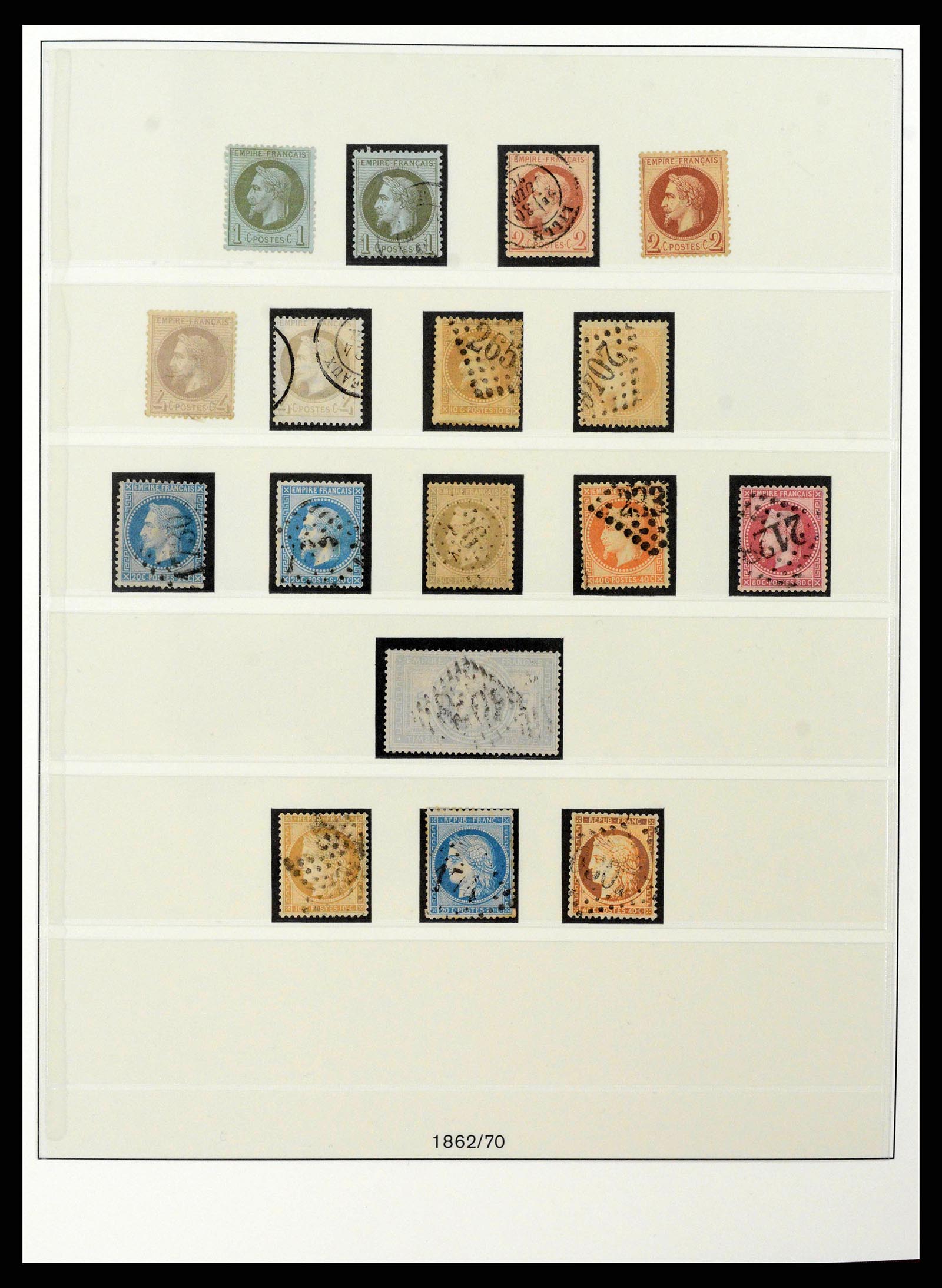 38530 0003 - Postzegelverzameling 38530 Frankrijk 1849-1991.