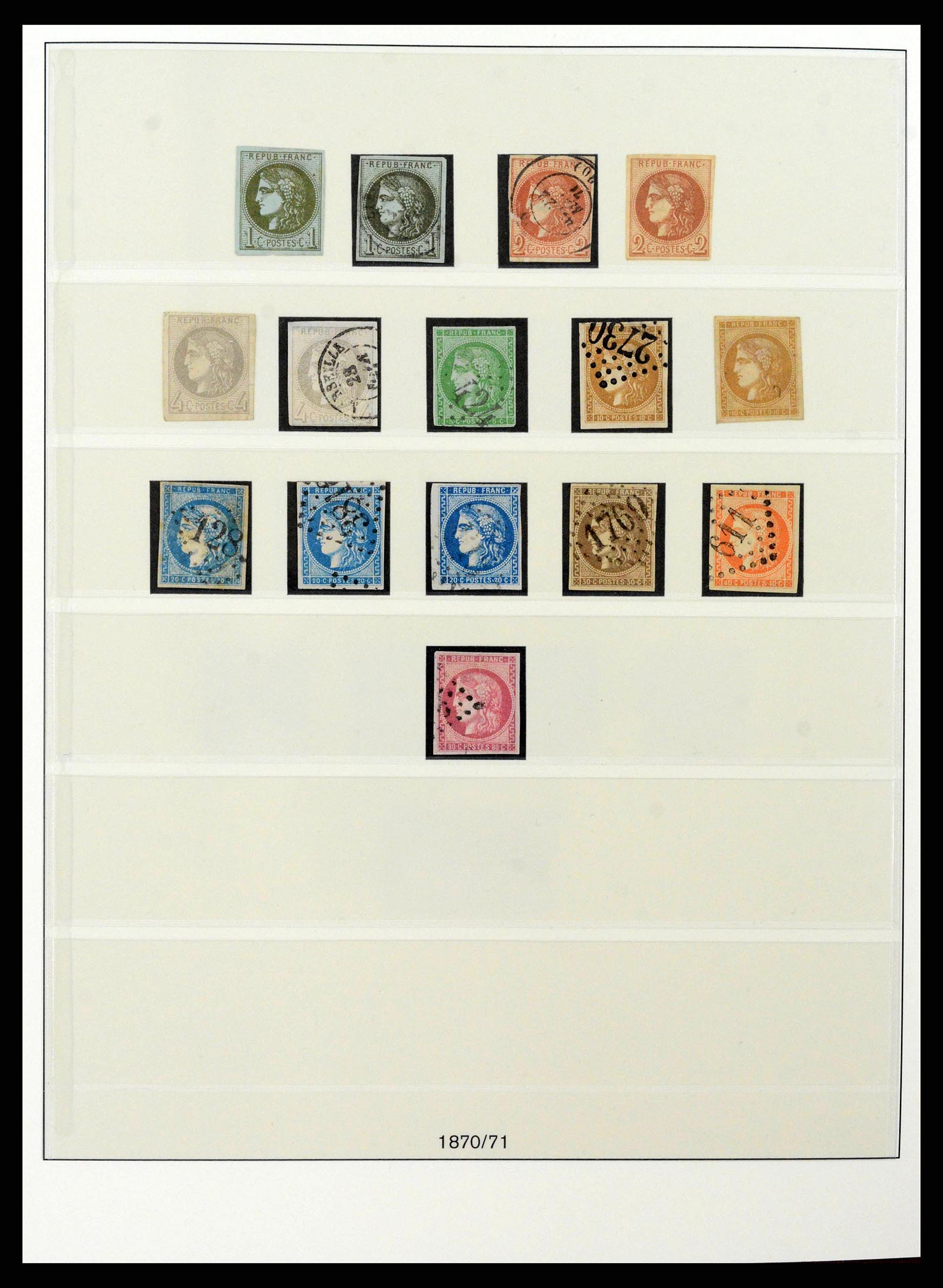 38530 0004 - Postzegelverzameling 38530 Frankrijk 1849-1991.