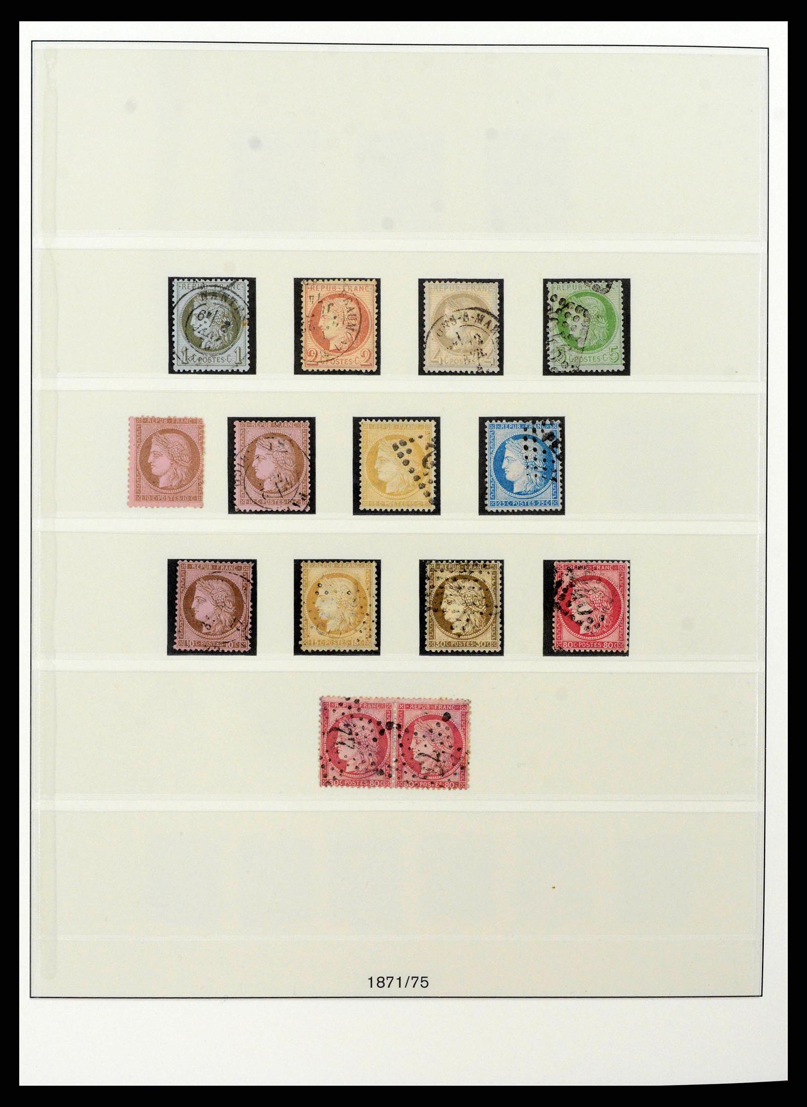 38530 0005 - Postzegelverzameling 38530 Frankrijk 1849-1991.