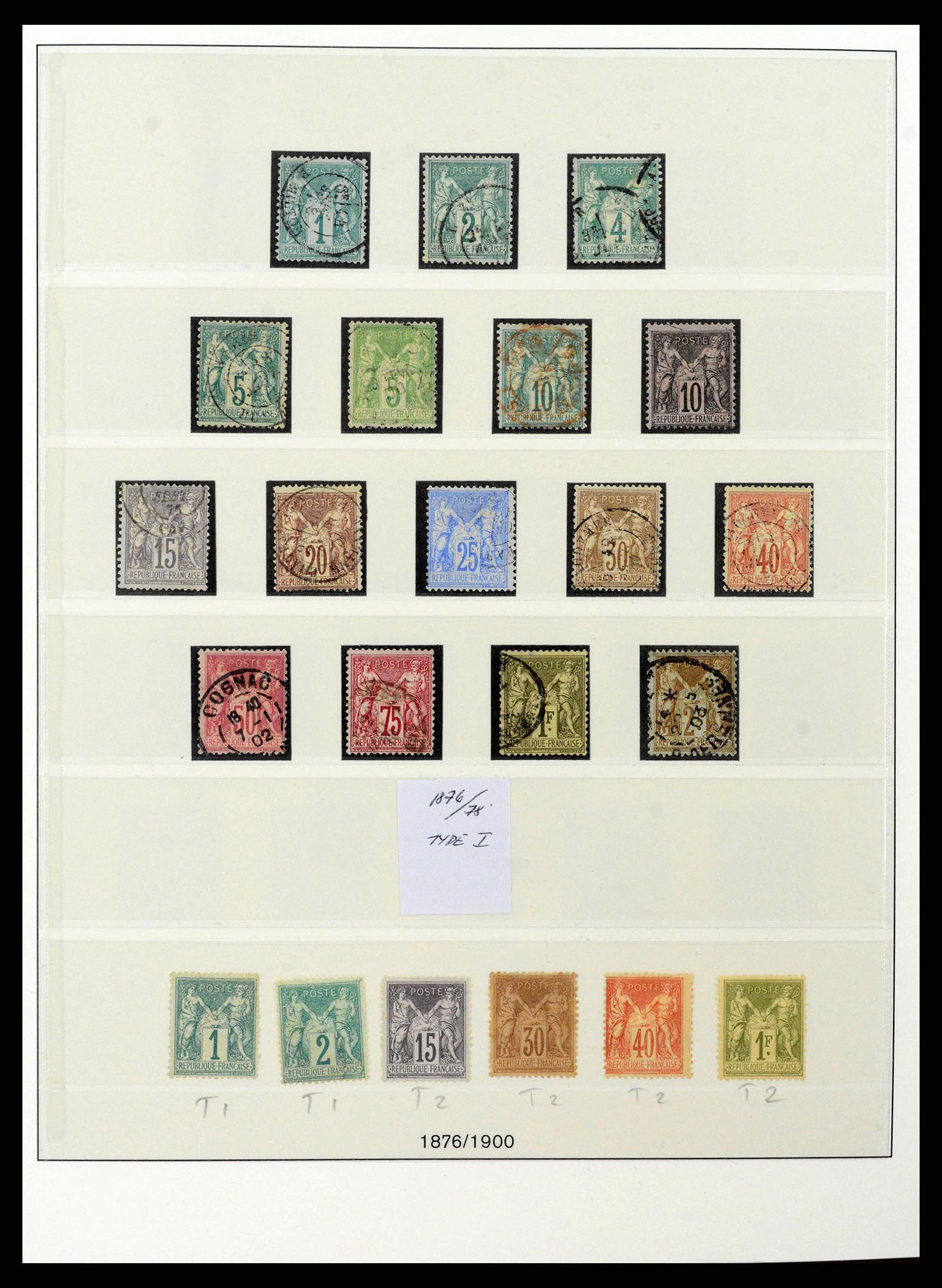 38530 0006 - Postzegelverzameling 38530 Frankrijk 1849-1991.