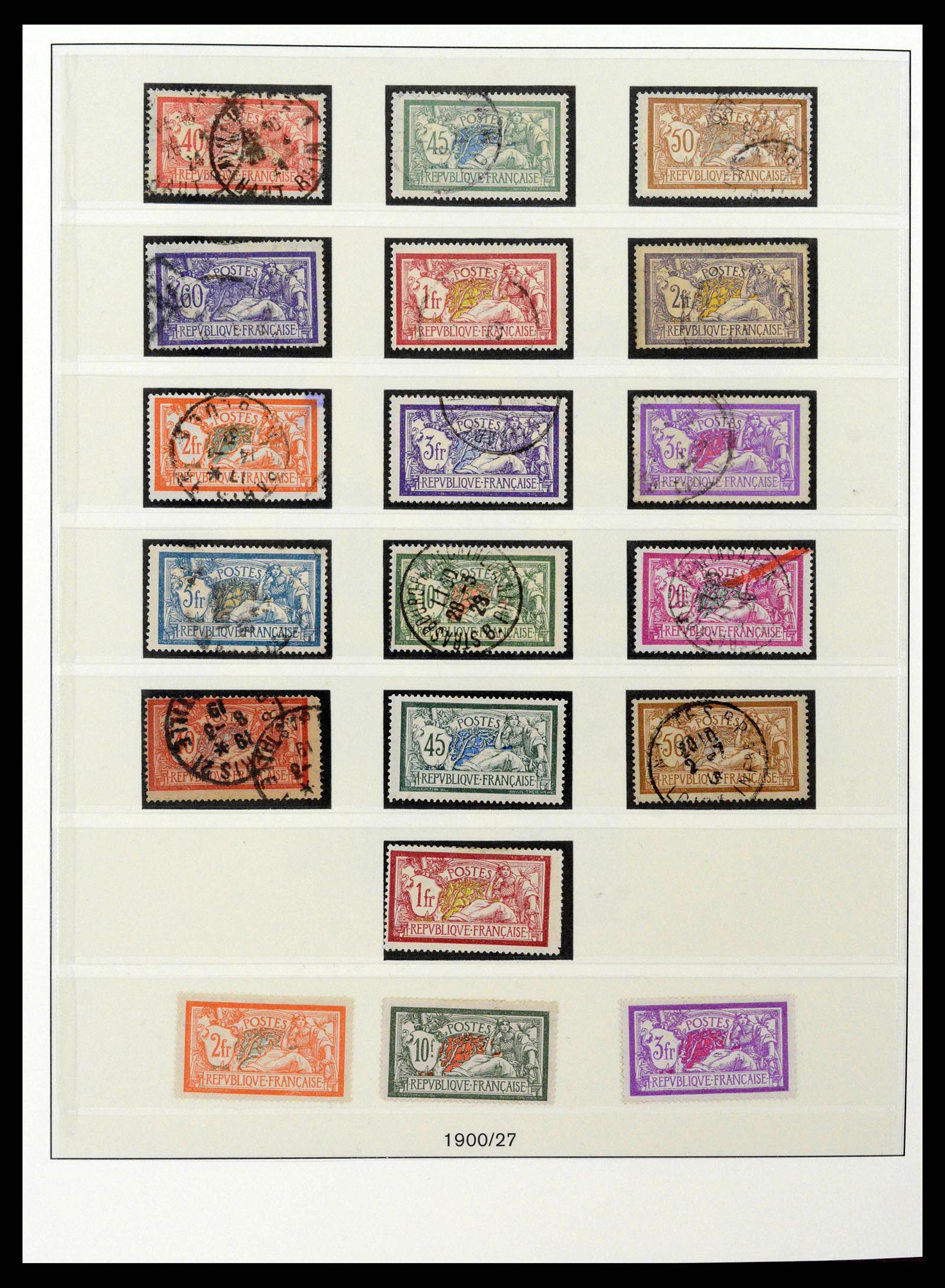 38530 0009 - Postzegelverzameling 38530 Frankrijk 1849-1991.