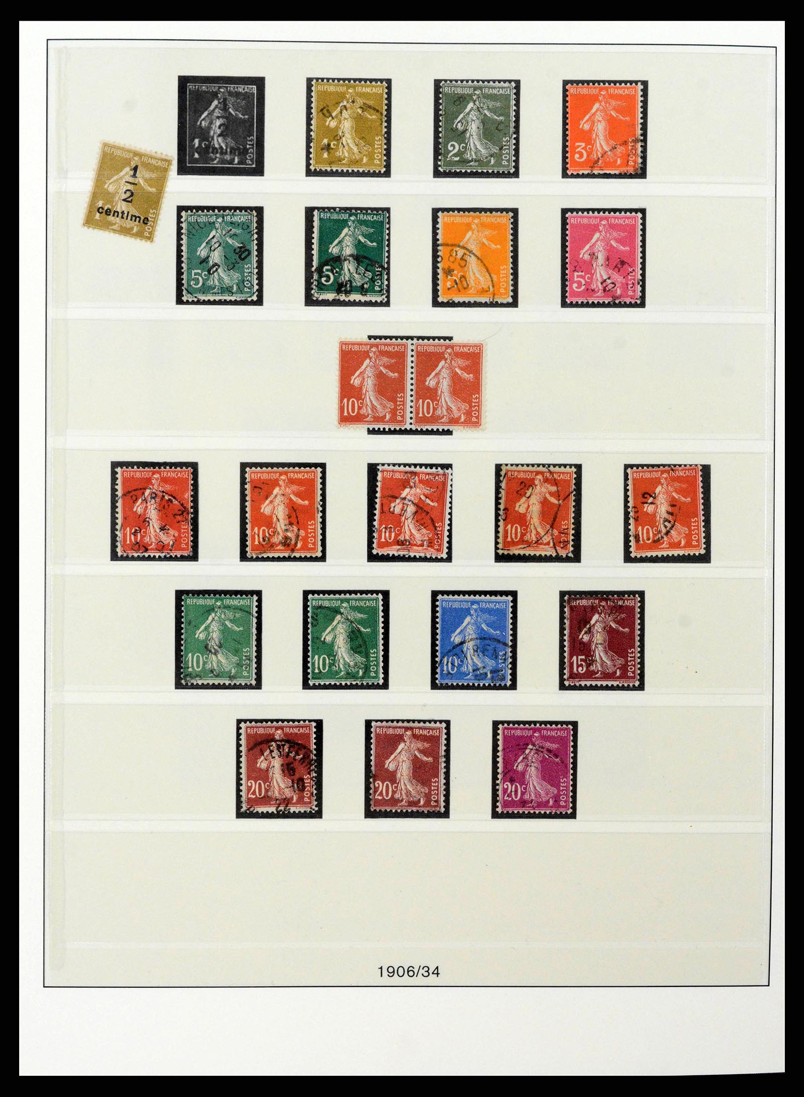 38530 0011 - Postzegelverzameling 38530 Frankrijk 1849-1991.