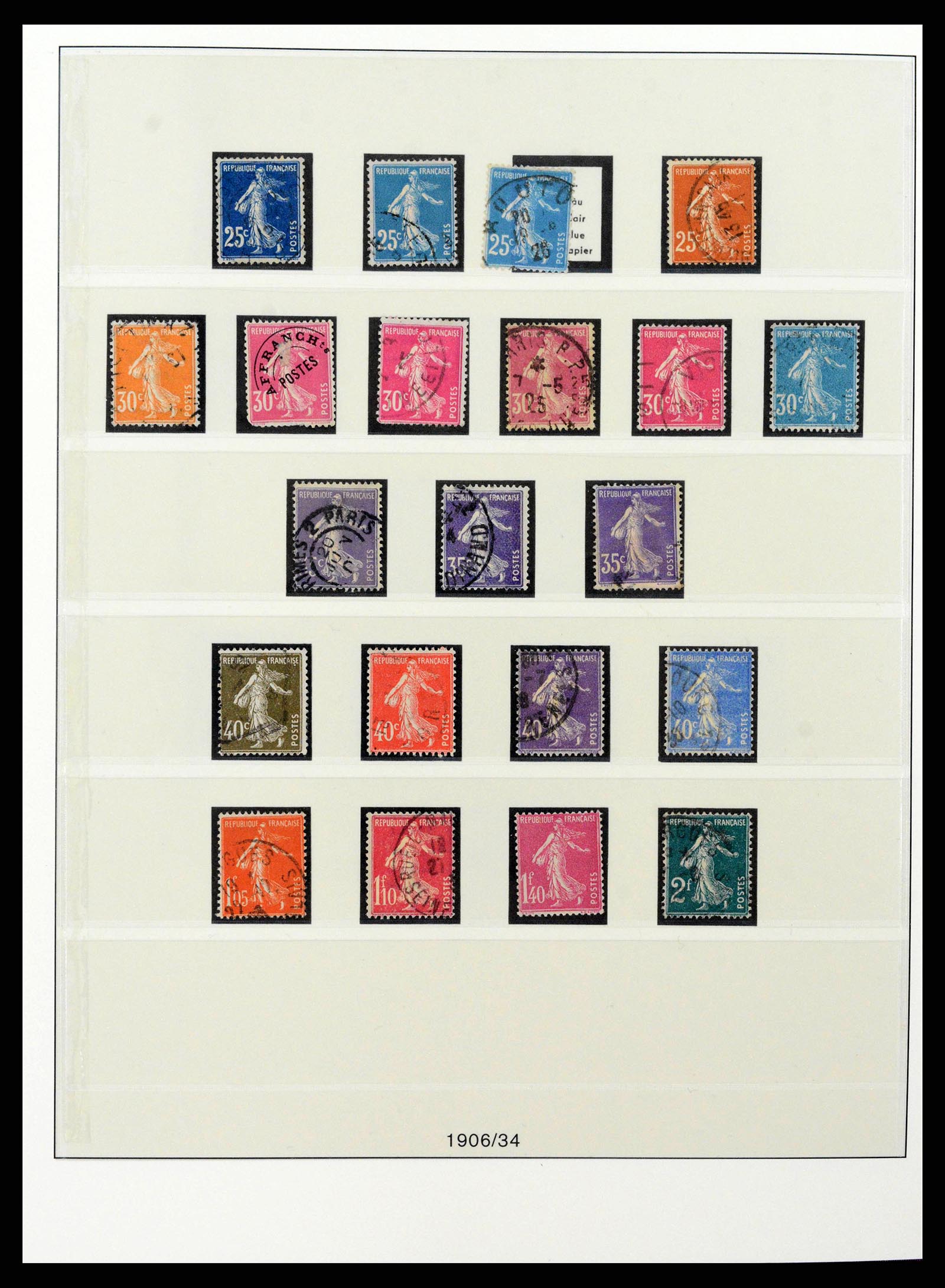 38530 0012 - Postzegelverzameling 38530 Frankrijk 1849-1991.