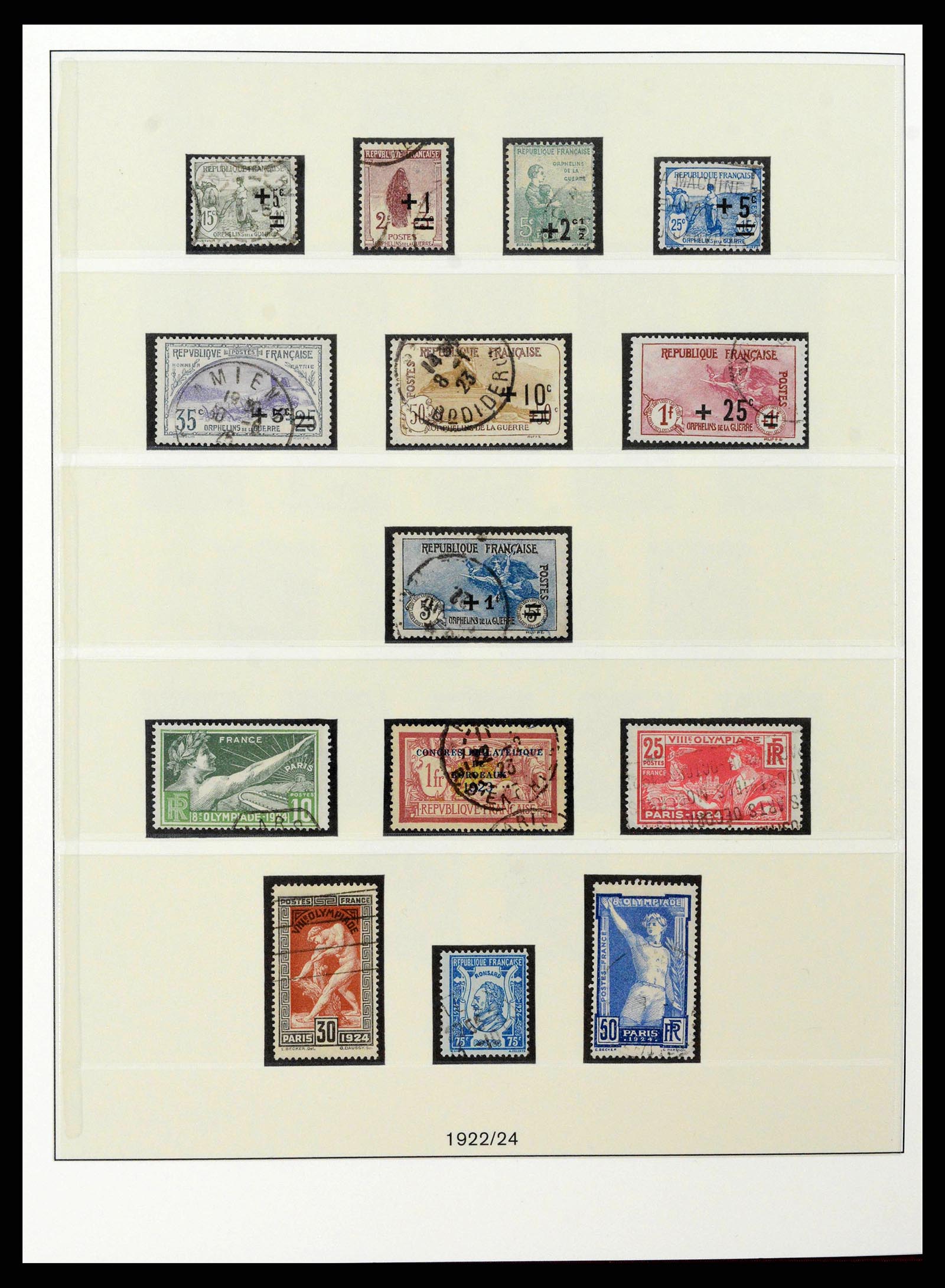 38530 0014 - Postzegelverzameling 38530 Frankrijk 1849-1991.