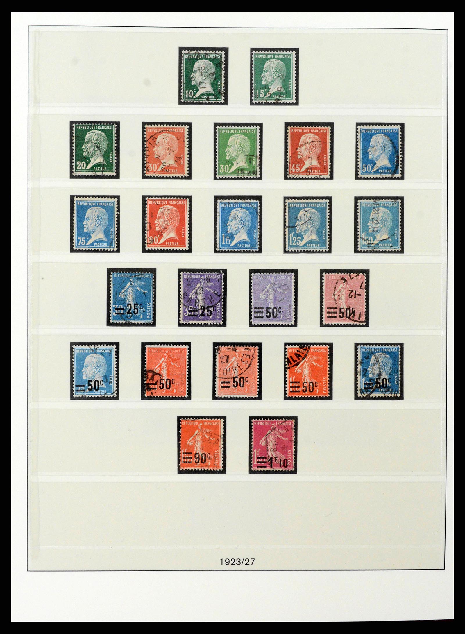 38530 0015 - Postzegelverzameling 38530 Frankrijk 1849-1991.