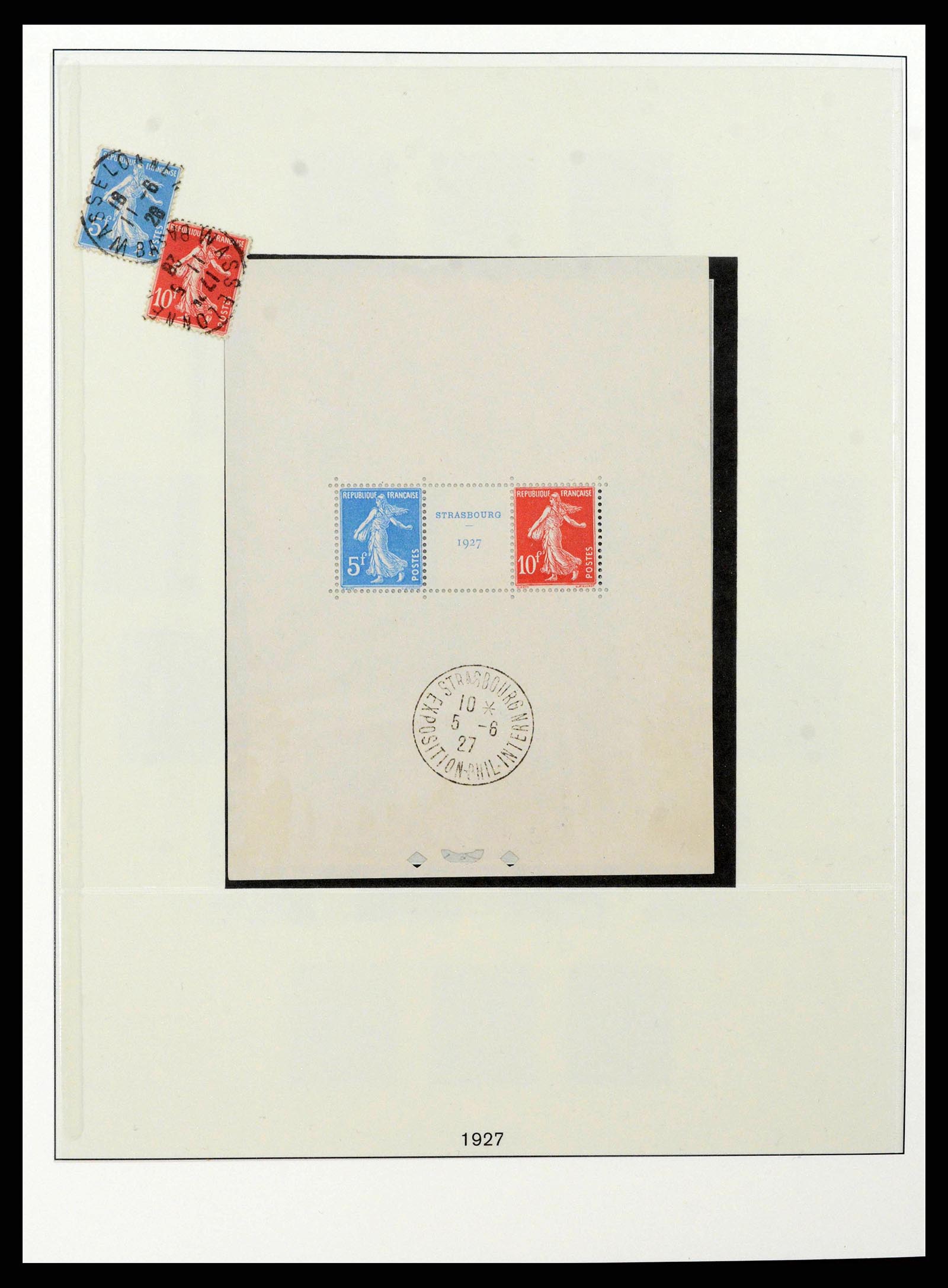 38530 0017 - Postzegelverzameling 38530 Frankrijk 1849-1991.